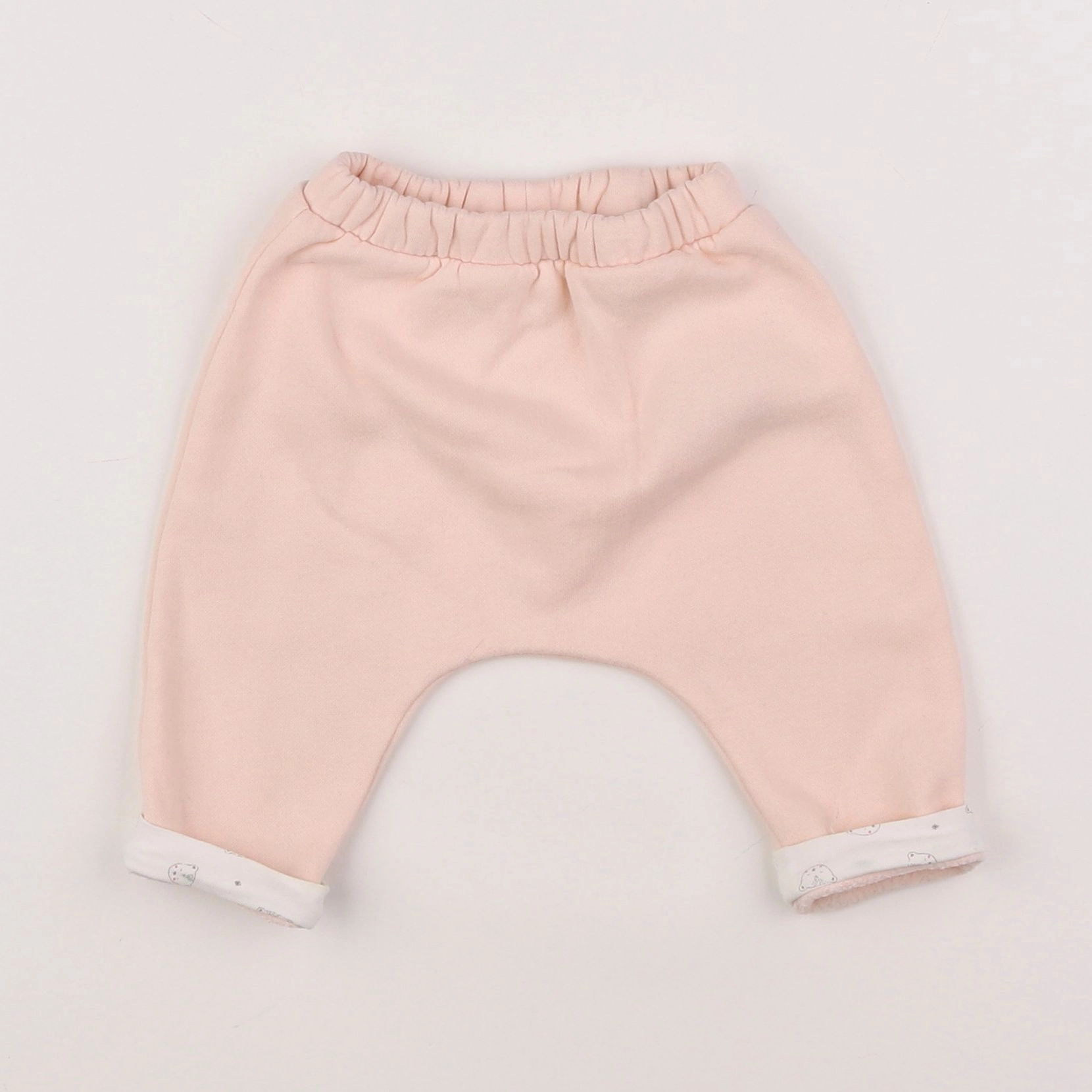Vertbaudet - sarouel rose - 3 mois