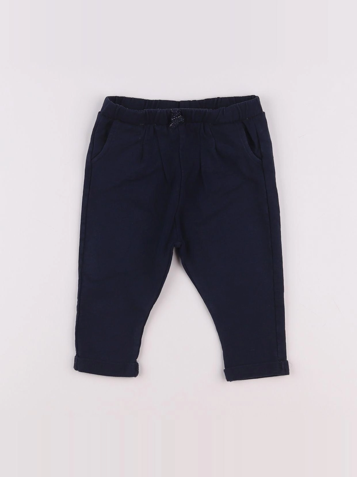 Zara - jogging bleu - 6/9 mois