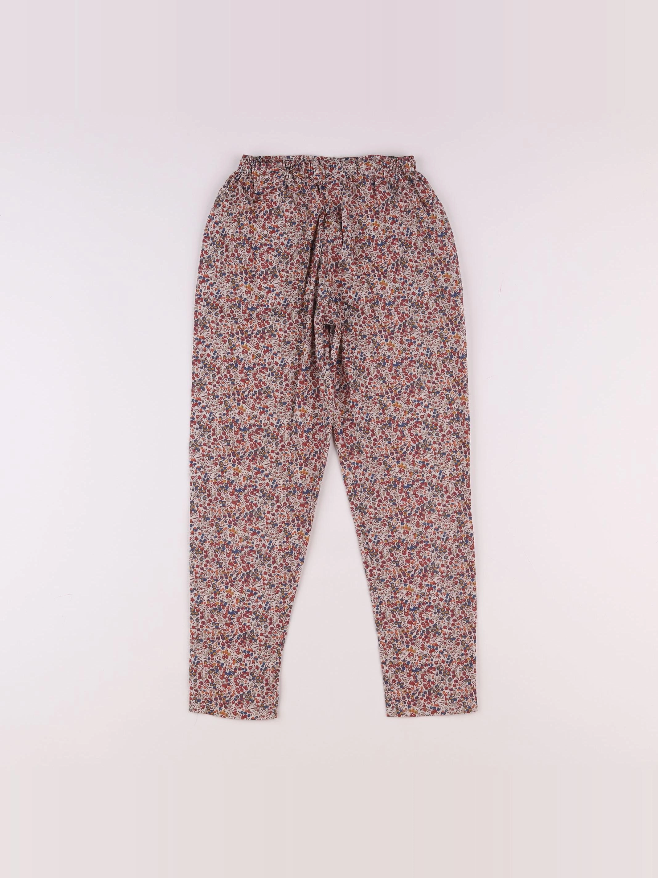 Marie Puce - pantalon multicolore - 8 ans
