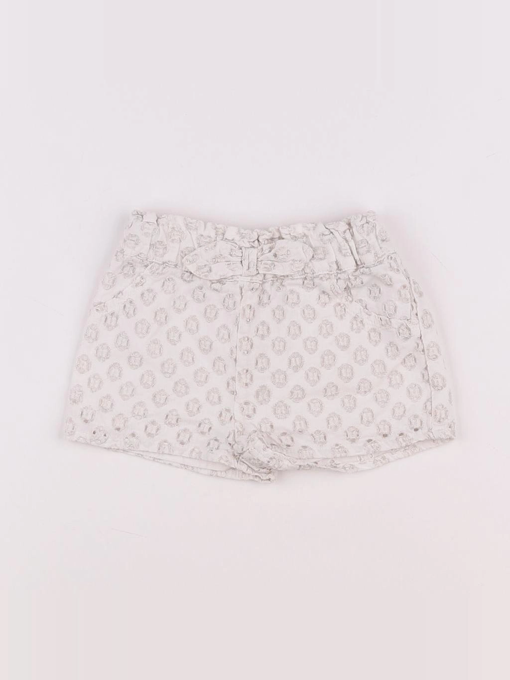 Tape à l'oeil - short blanc - 9 mois