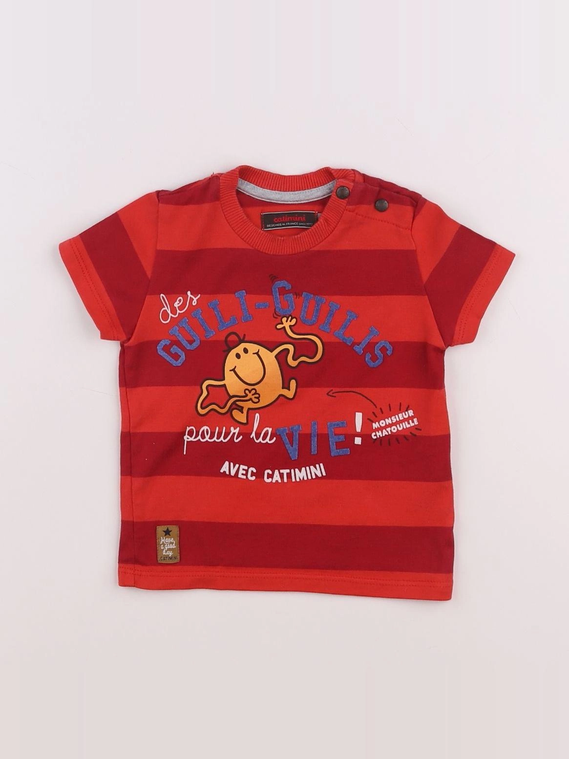 Catimini - tee-shirt rouge - 12 mois
