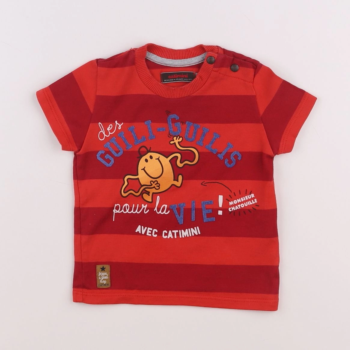Catimini - tee-shirt rouge - 12 mois