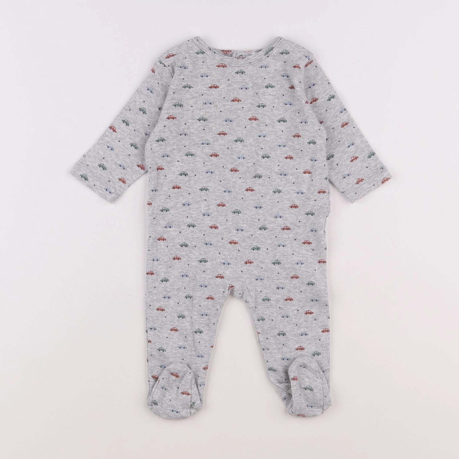 Boutchou - pyjama coton gris - 3 mois