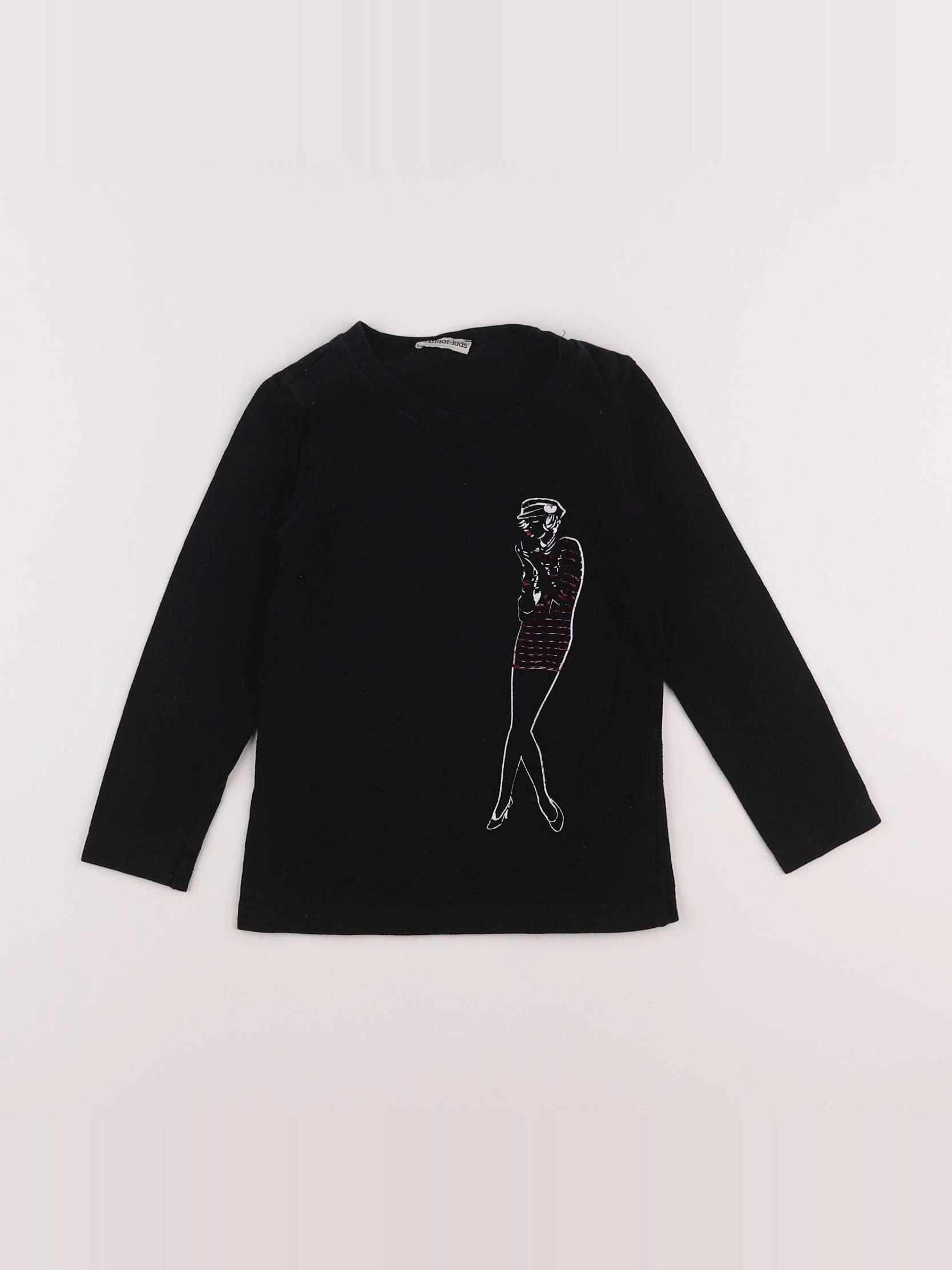 Armor Lux - tee-shirt noir - 2 ans
