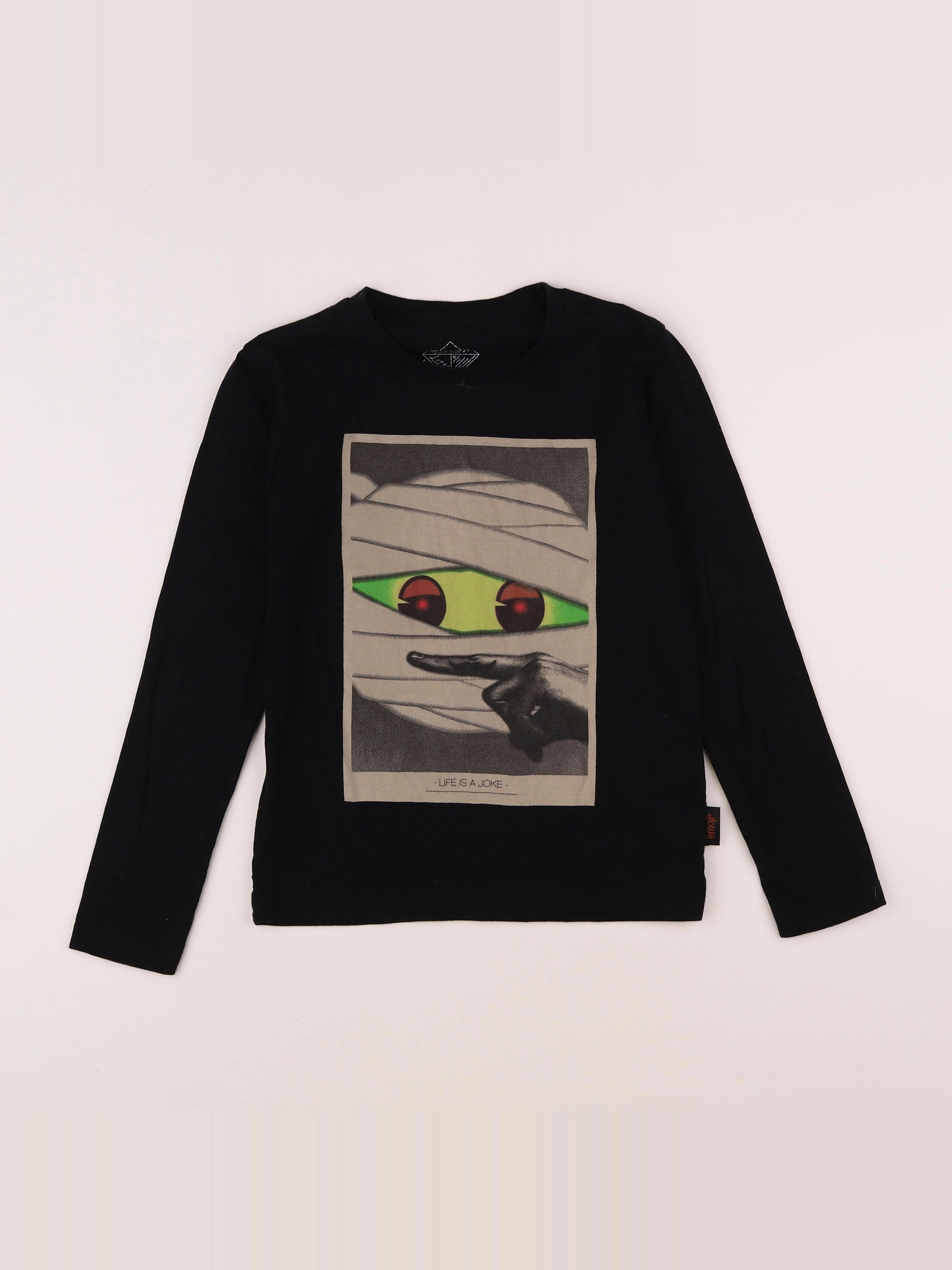 Little Eleven Paris - tee-shirt noir - 10 ans