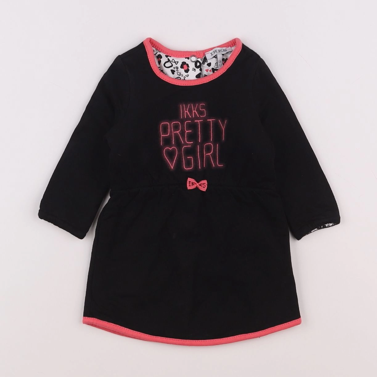 IKKS - robe noir - 6 mois
