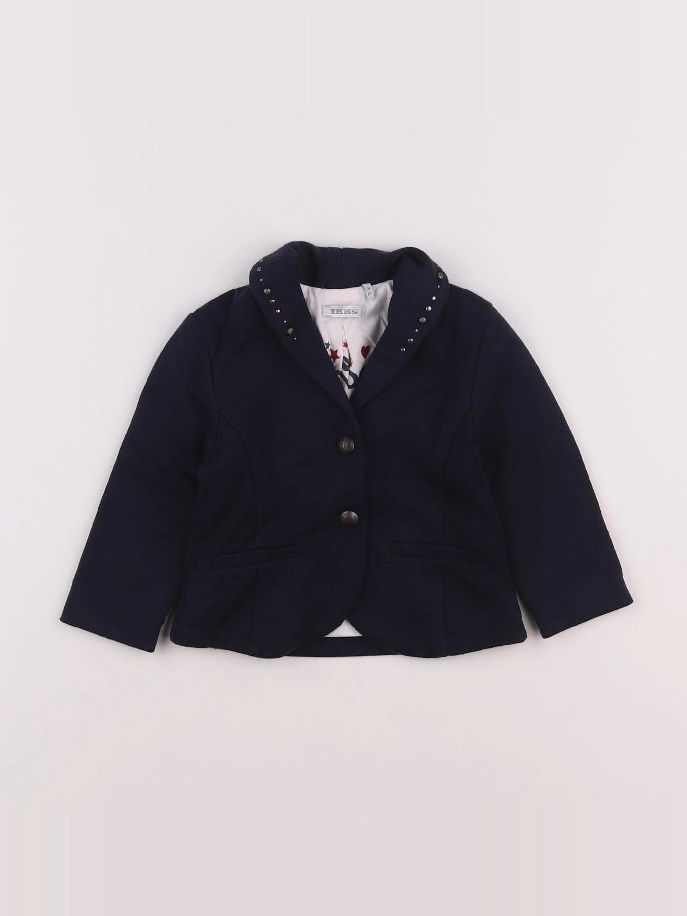 IKKS - veste bleu - 12 mois