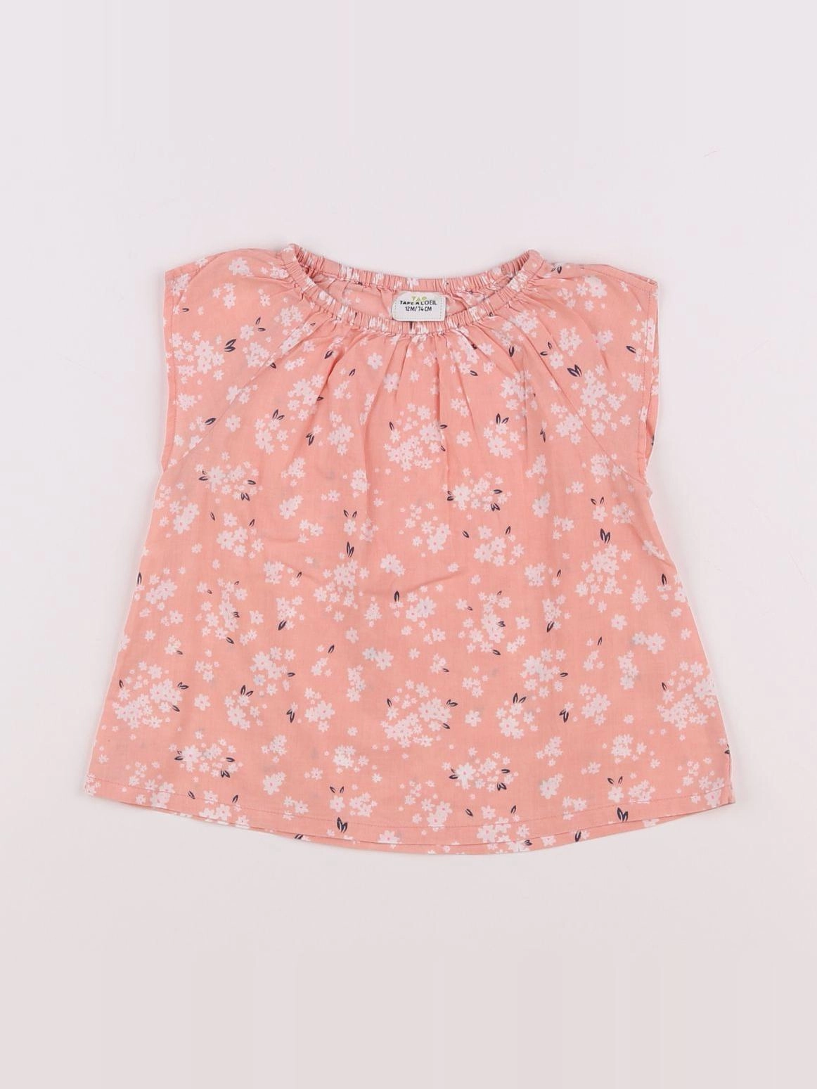 Tape à l'oeil - blouse rose - 12 mois
