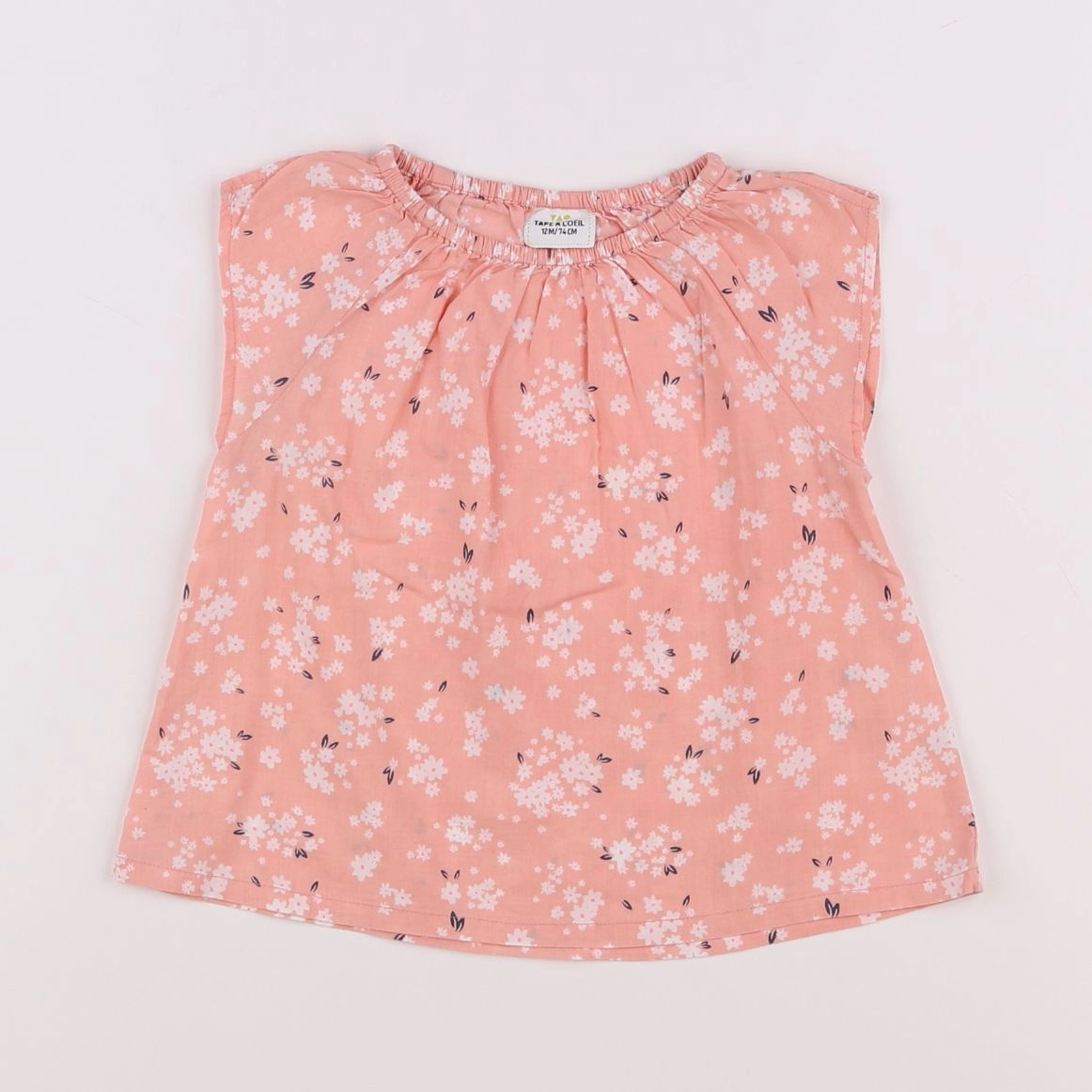 Tape à l'oeil - blouse rose - 12 mois