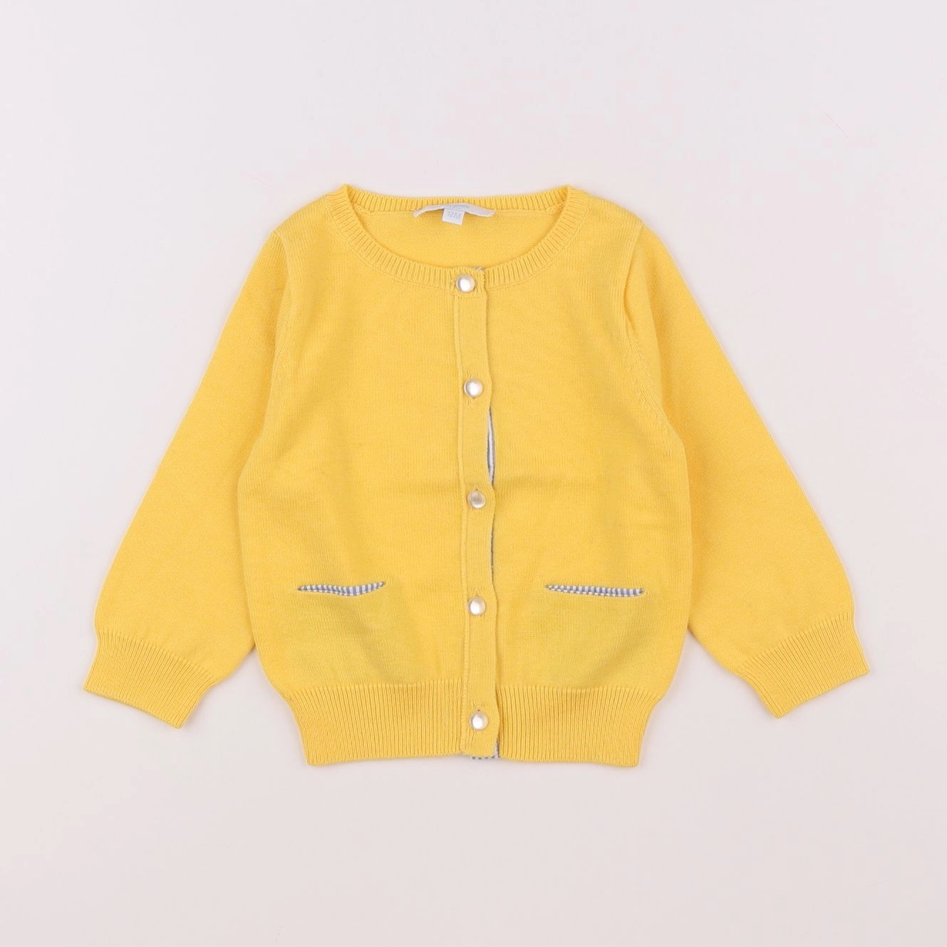 Jacadi - gilet jaune - 12 mois
