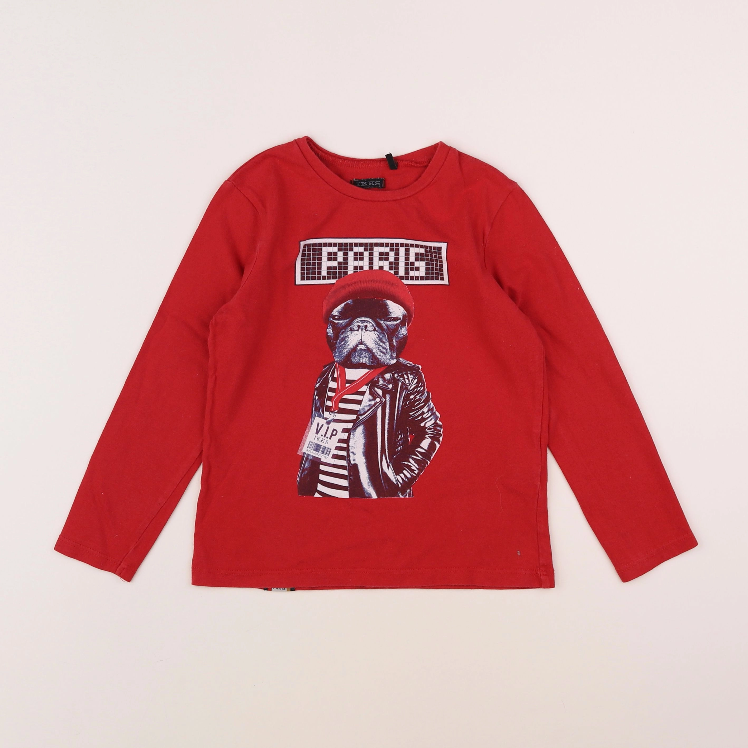 IKKS - tee-shirt rouge - 6 ans