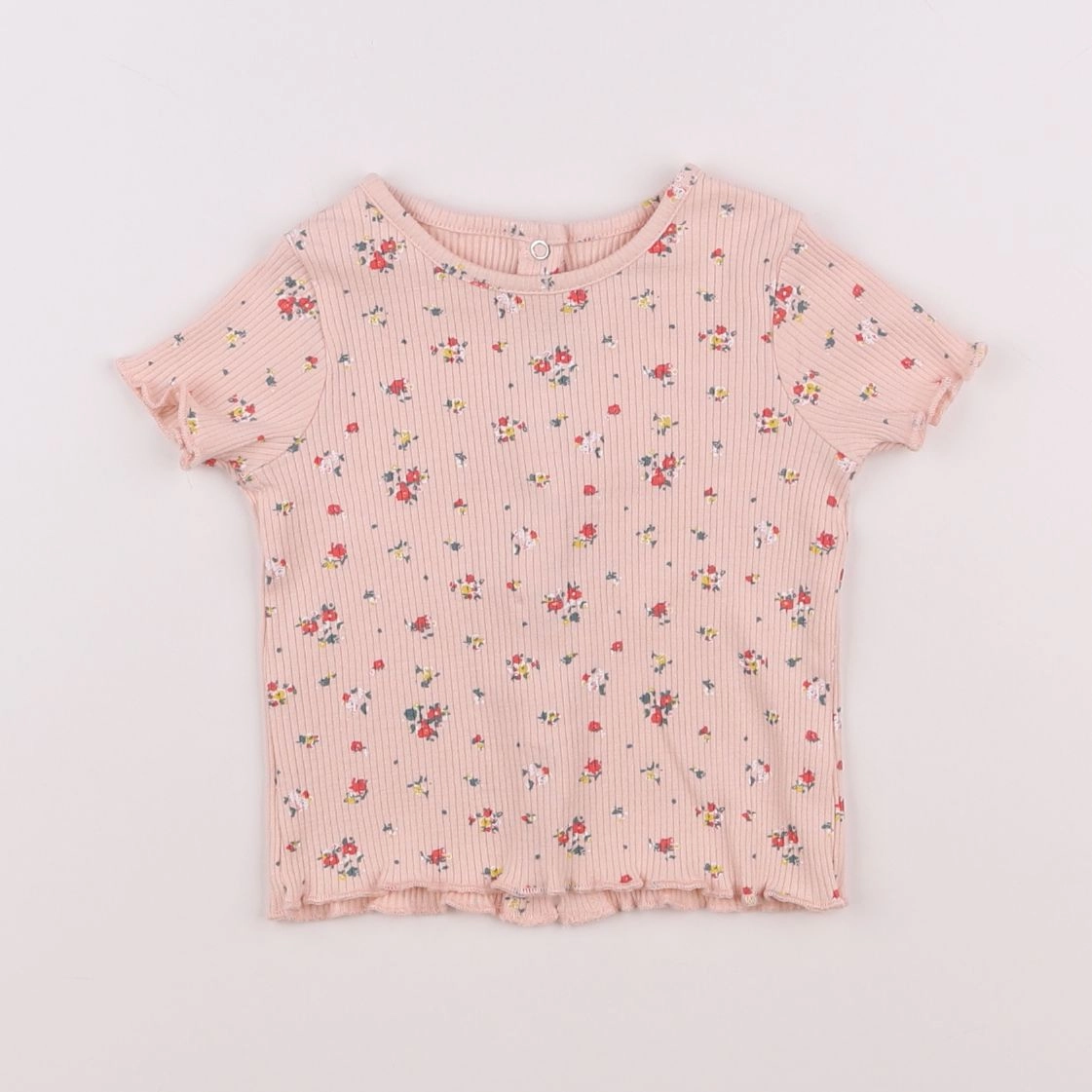 Vertbaudet - tee-shirt rose - 9 mois