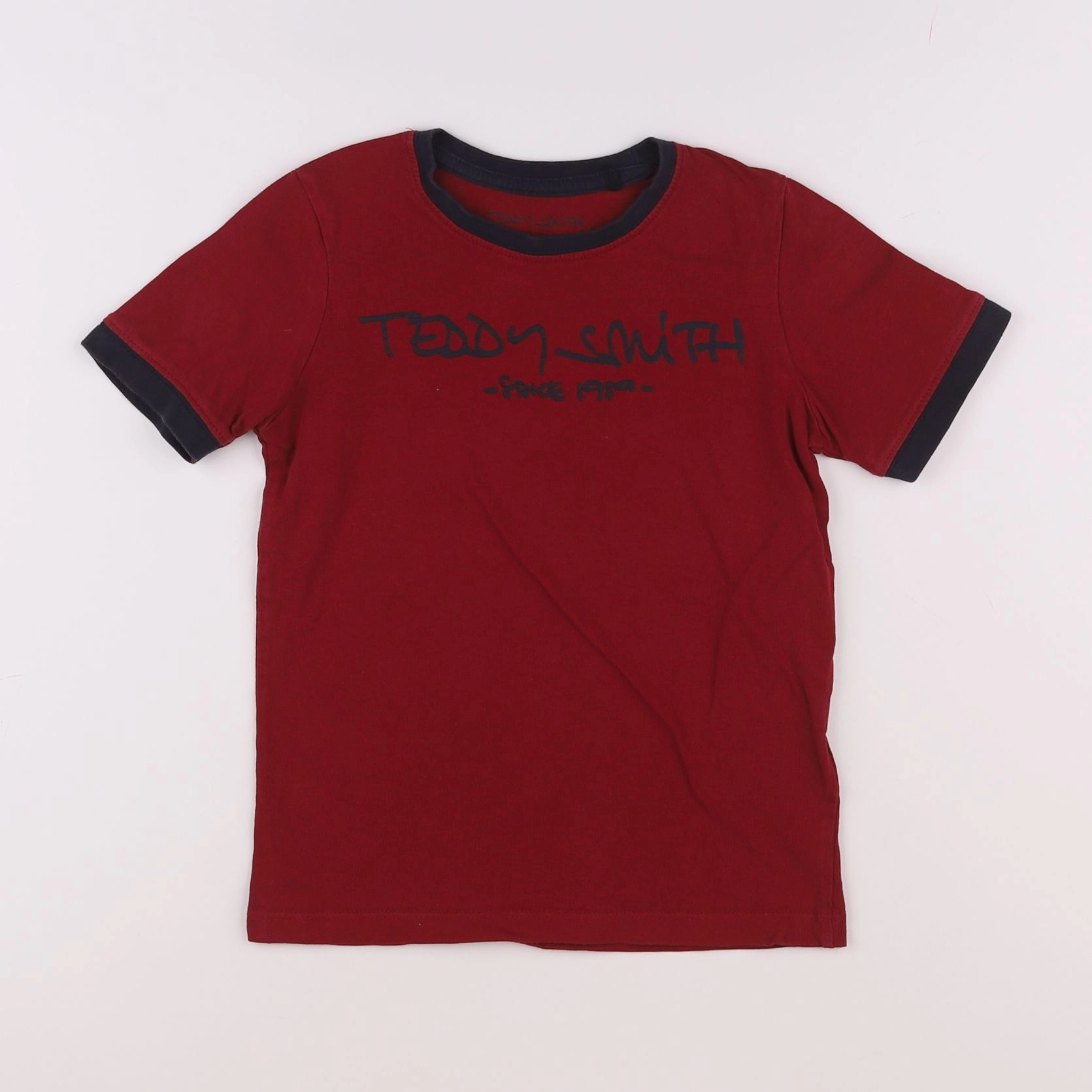 Teddy Smith - tee-shirt rouge - 8 ans