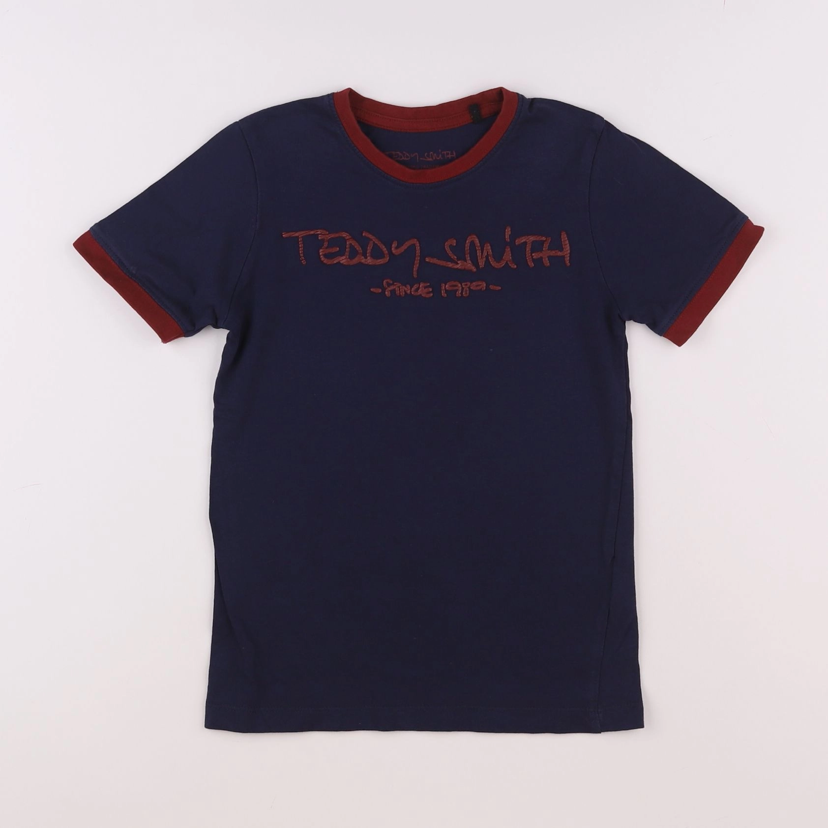 Teddy Smith - tee-shirt bleu - 8 ans