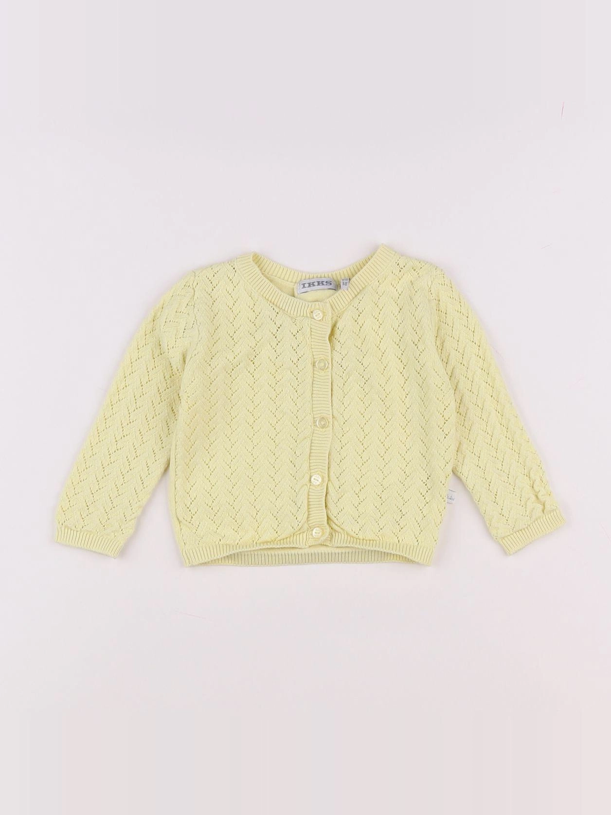 IKKS - gilet jaune - 6 mois