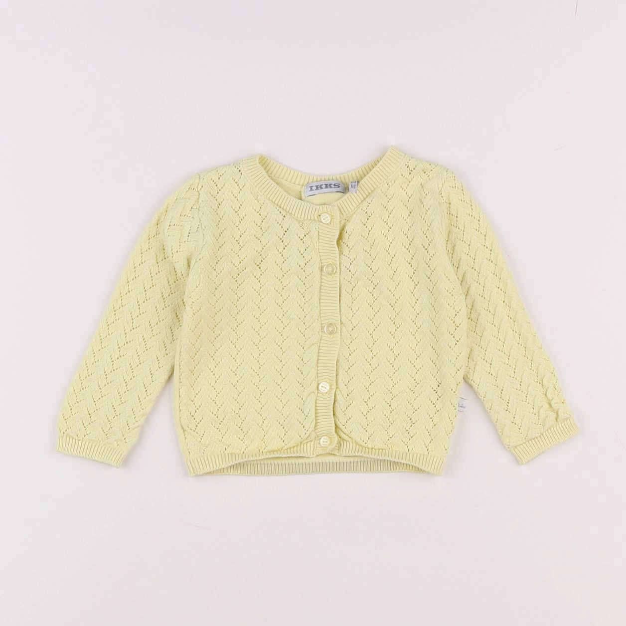 IKKS - gilet jaune - 6 mois