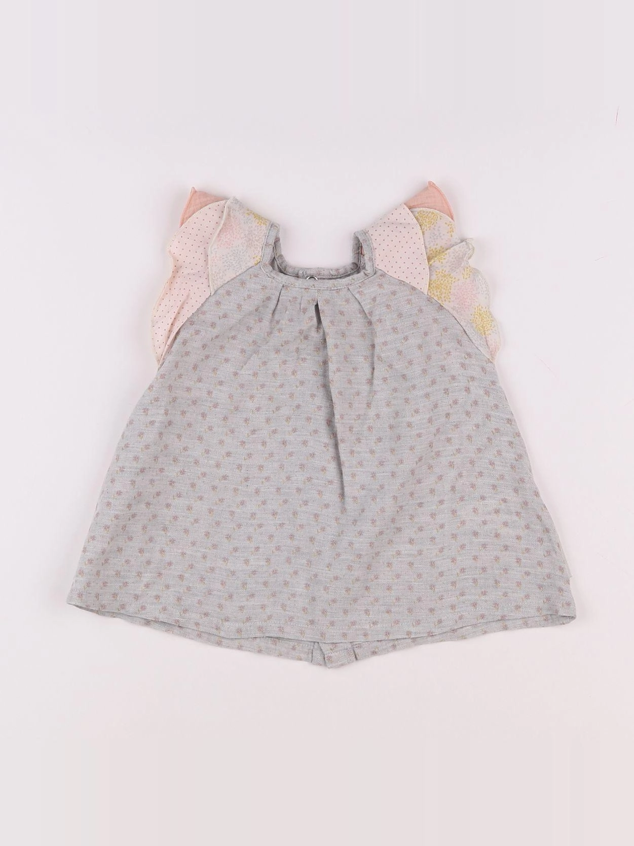 Moulin Roty - blouse multicolore - 12 mois