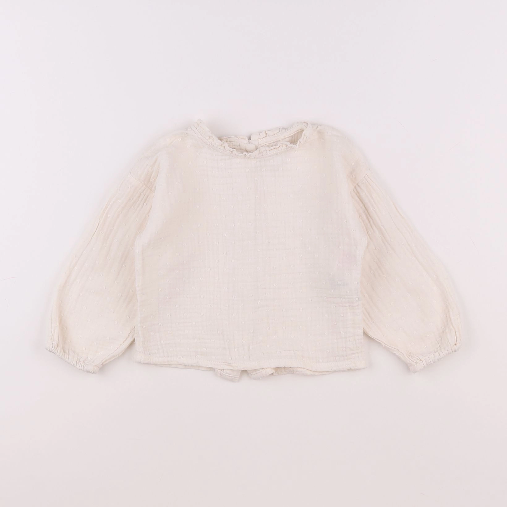 Vertbaudet - blouse blanc - 18 mois