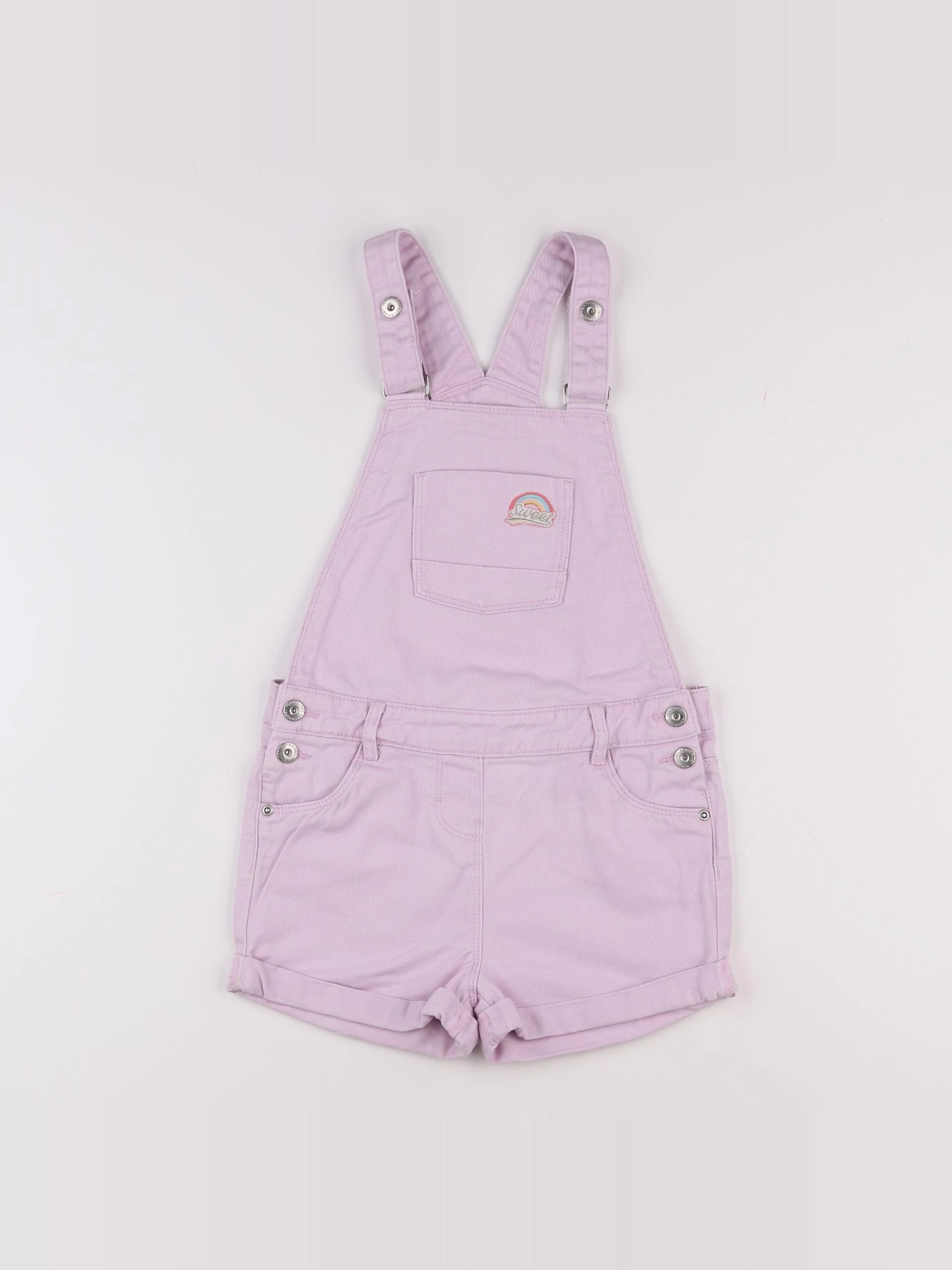 Vertbaudet - salopette violet - 9 ans
