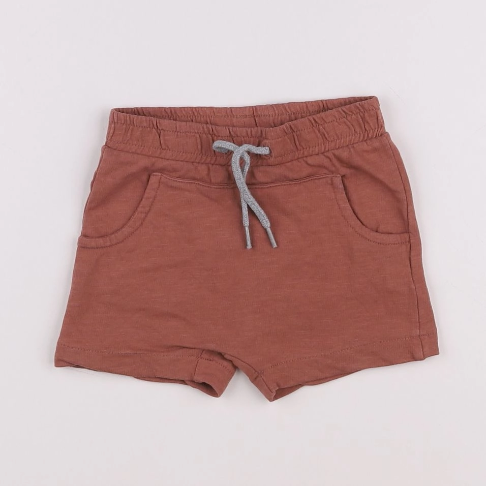 Vertbaudet - short marron - 6 mois