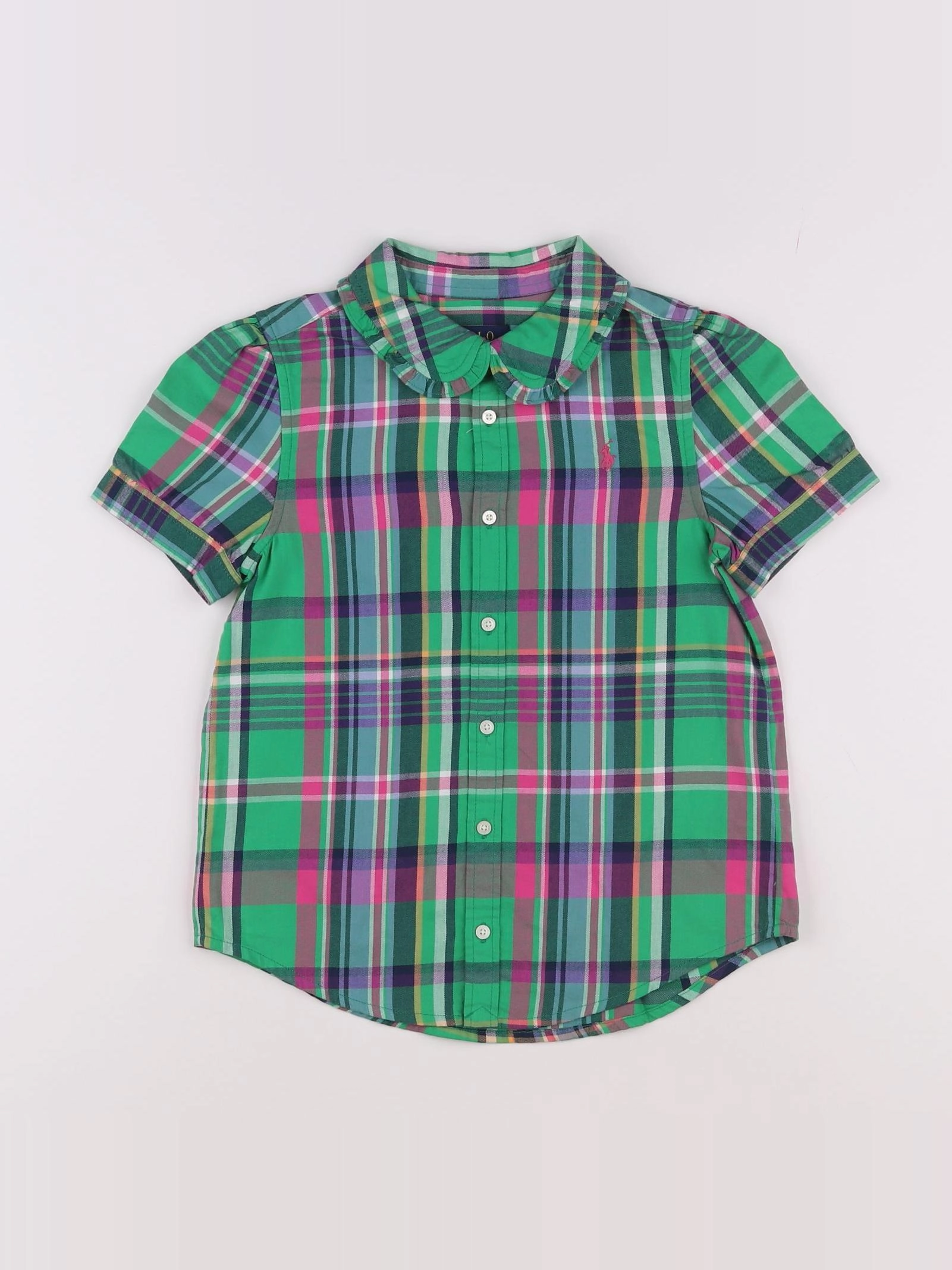 Ralph Lauren - chemise vert - 6 ans