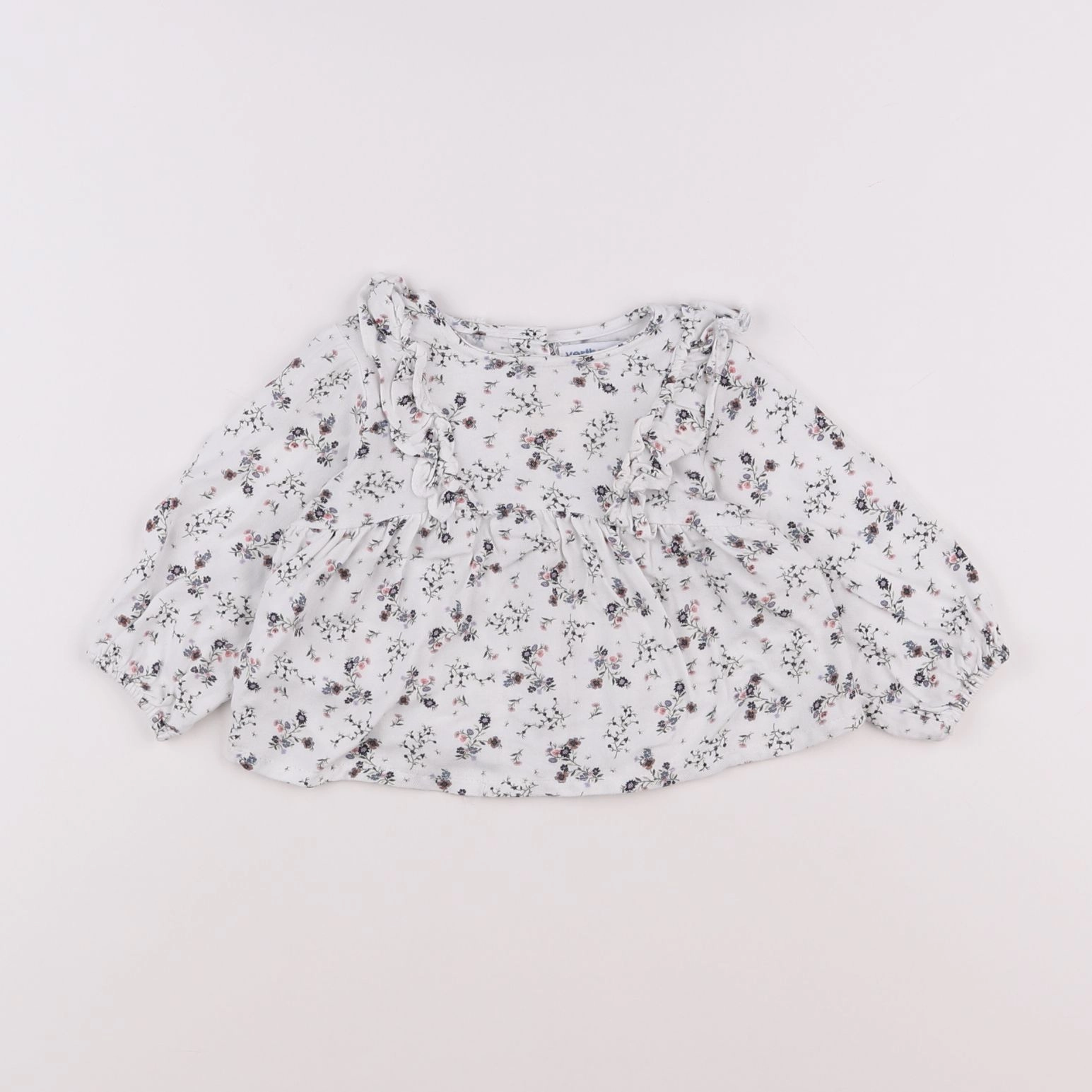 Vertbaudet - blouse blanc - 6 mois