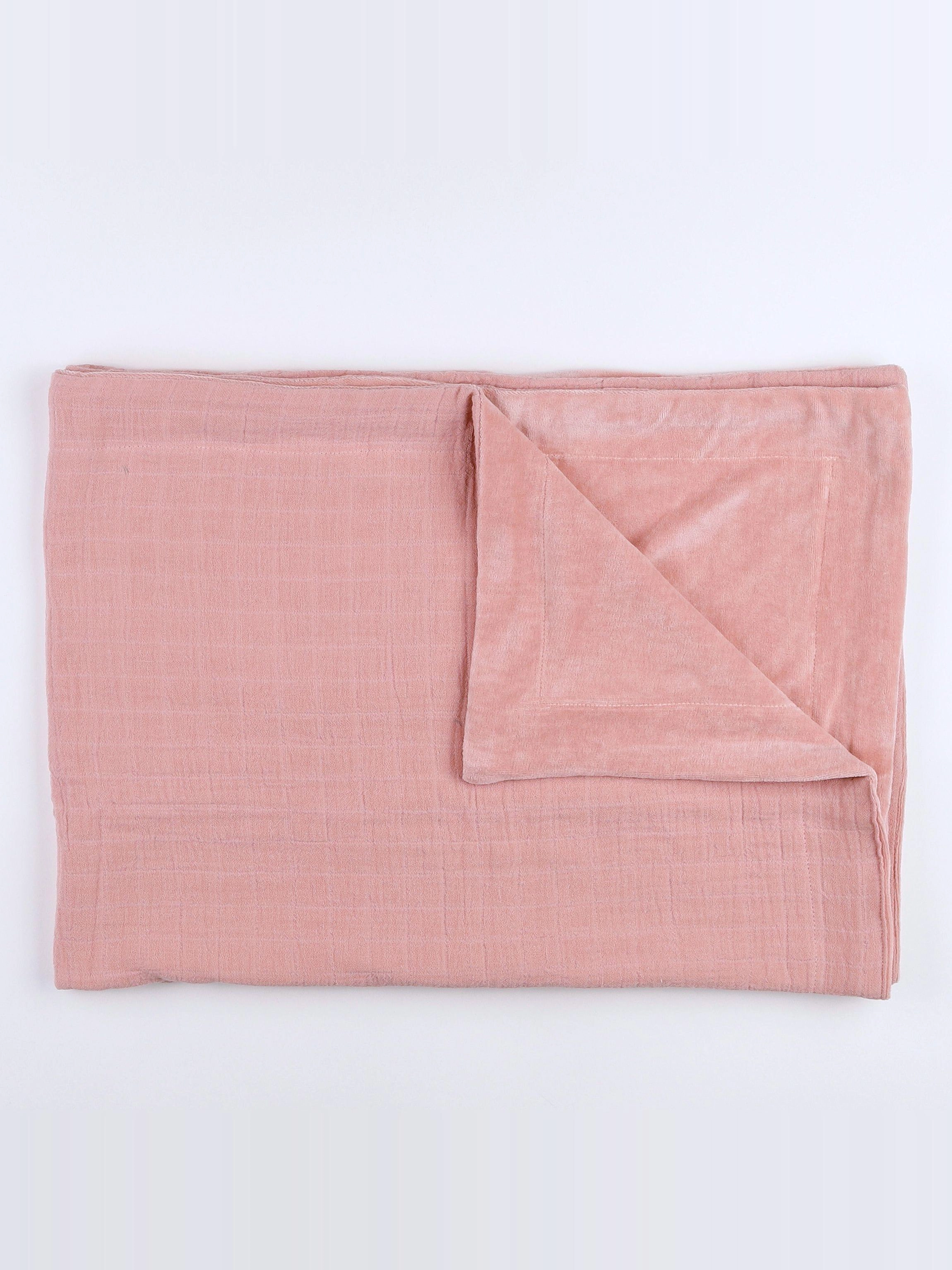 Trixie - couverture coton rose Bliss Rose - 75x100 cm