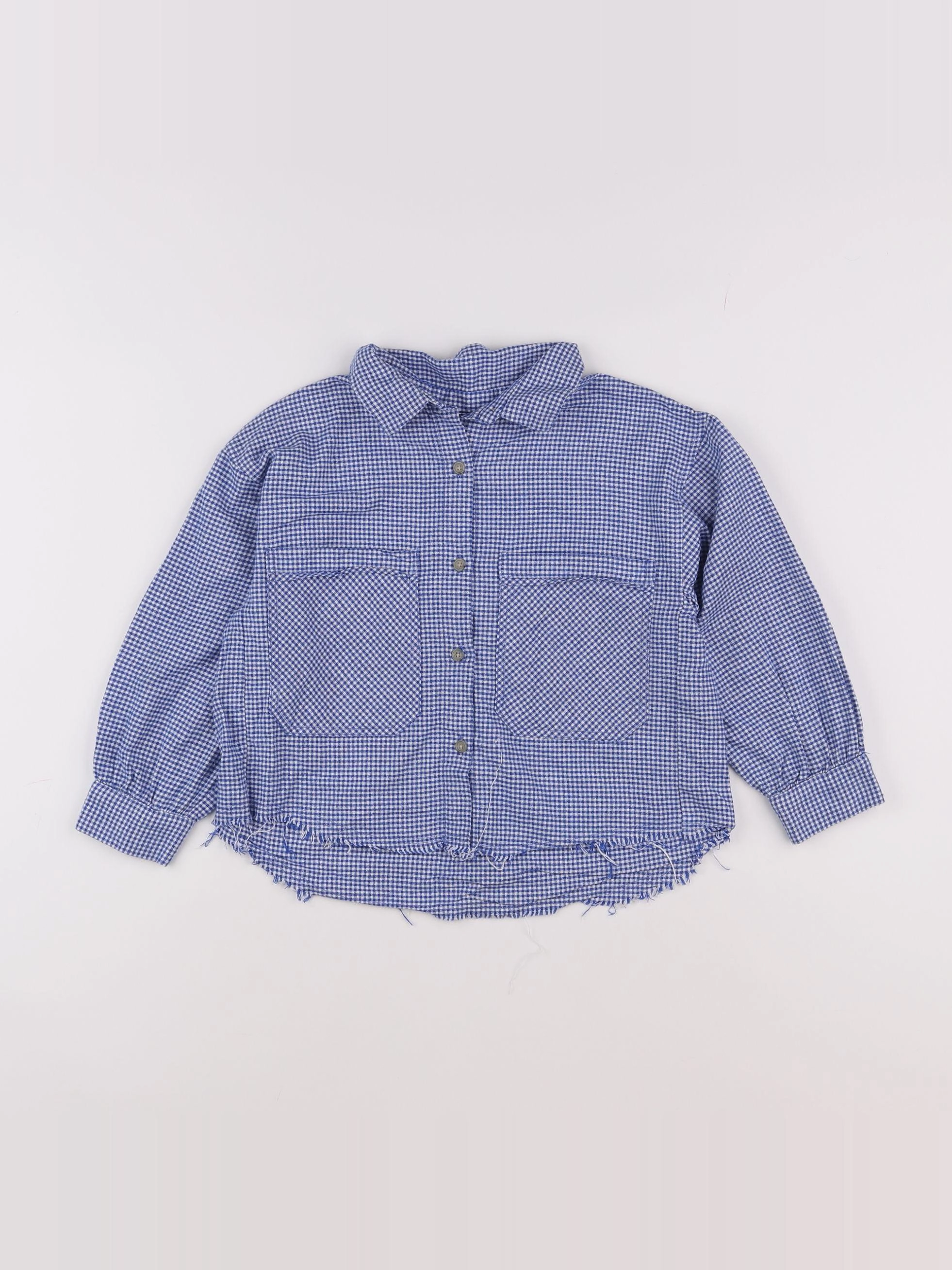 Zara - chemise blanc, bleu - 6 ans