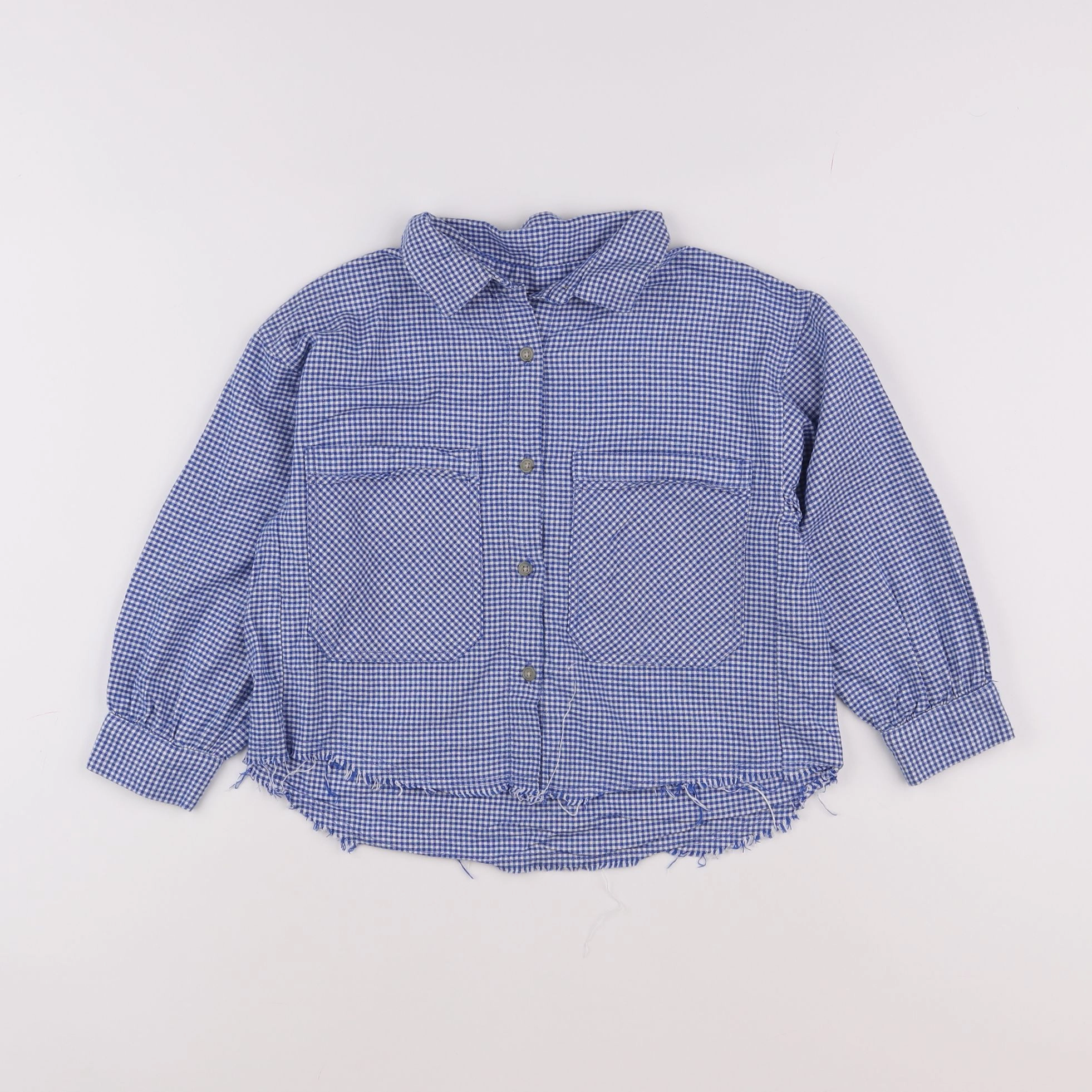 Zara - chemise blanc, bleu - 6 ans