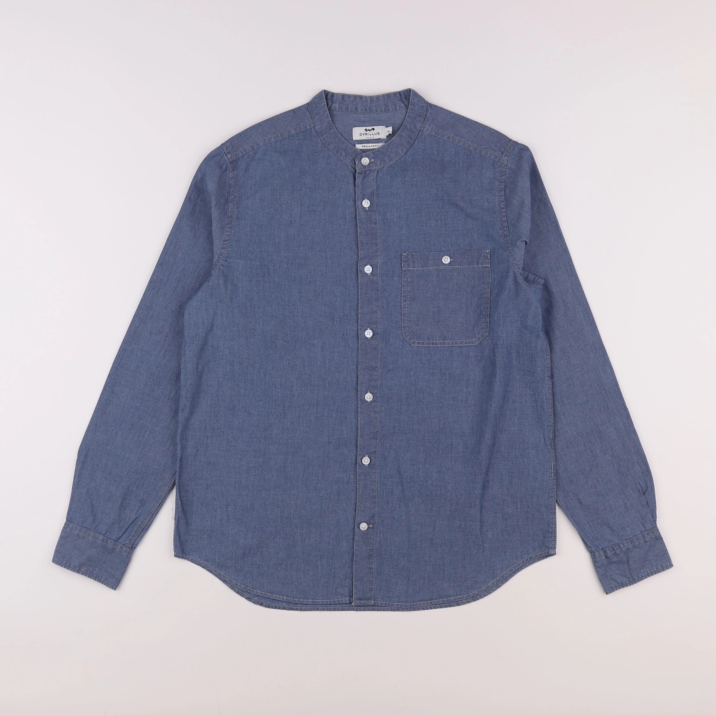 Cyrillus - chemise bleu - 14 ans