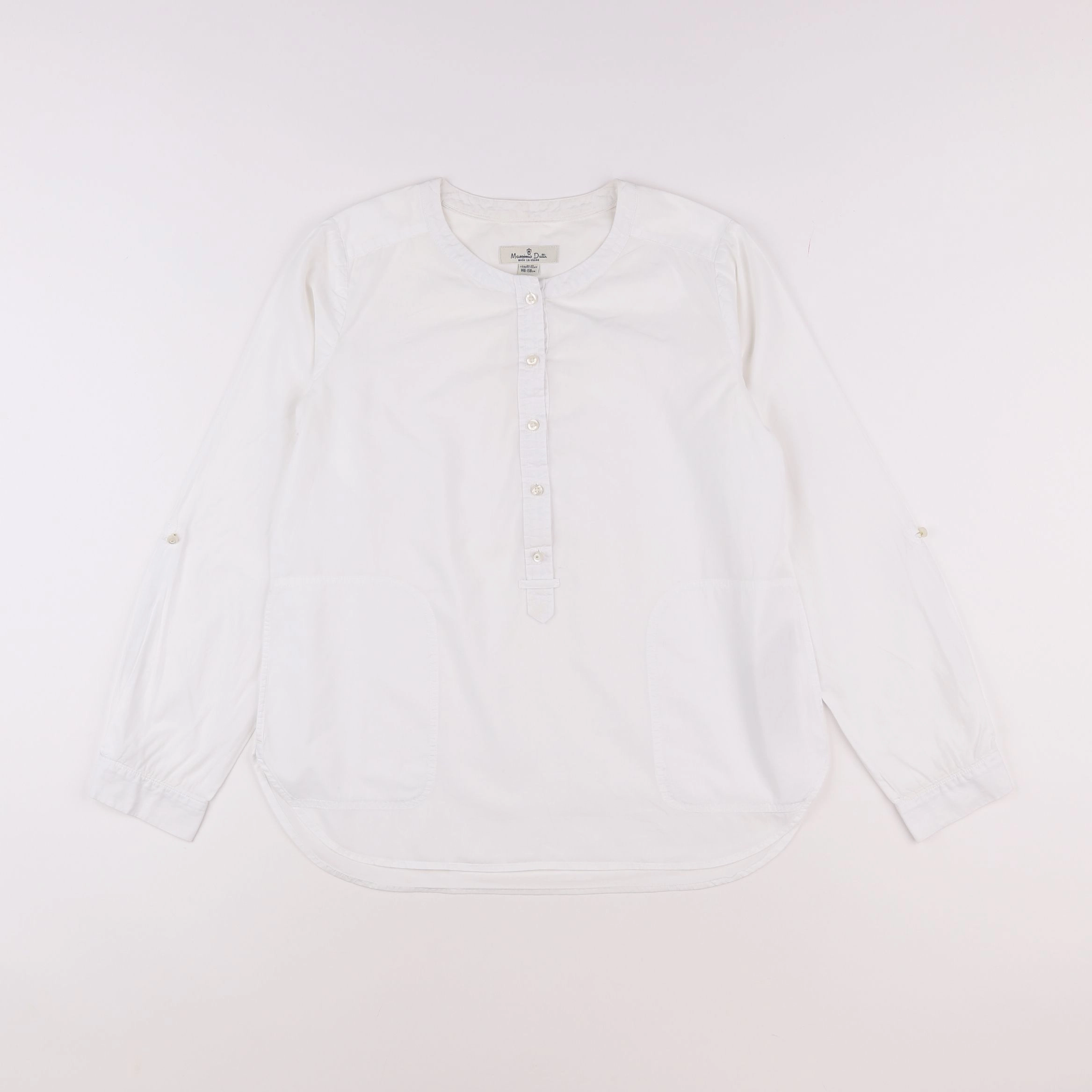 Massimo Dutti - chemise blanc - 11/12 ans