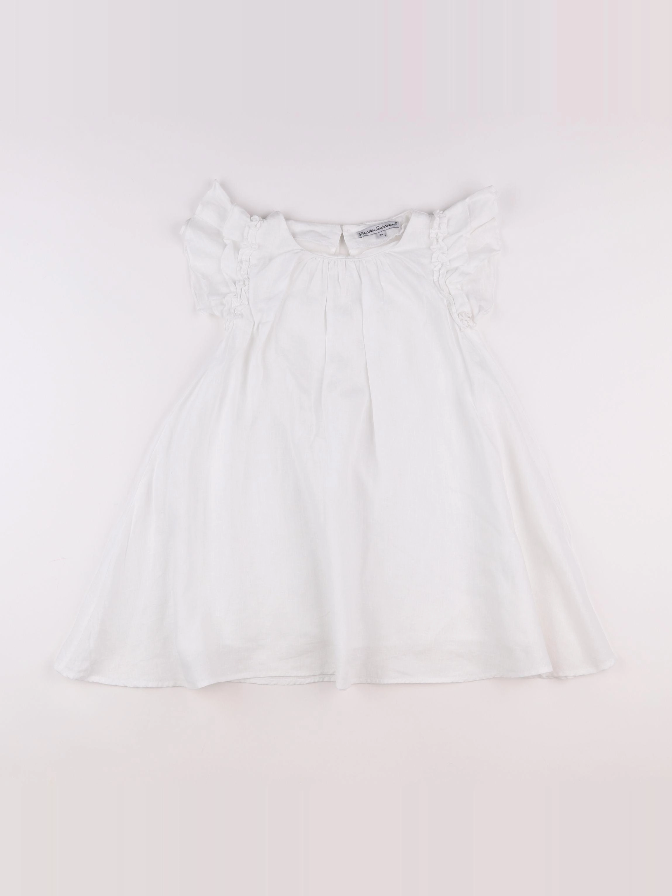 Les petits inclassables  - robe blanc - 8 ans
