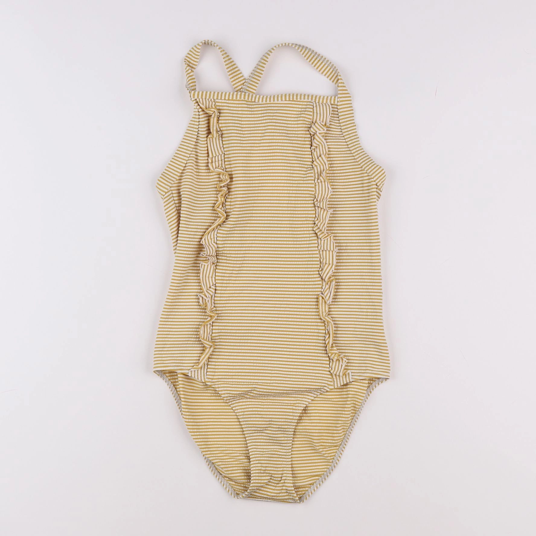 Petit Bateau - maillot de bain beige, jaune - 12 ans