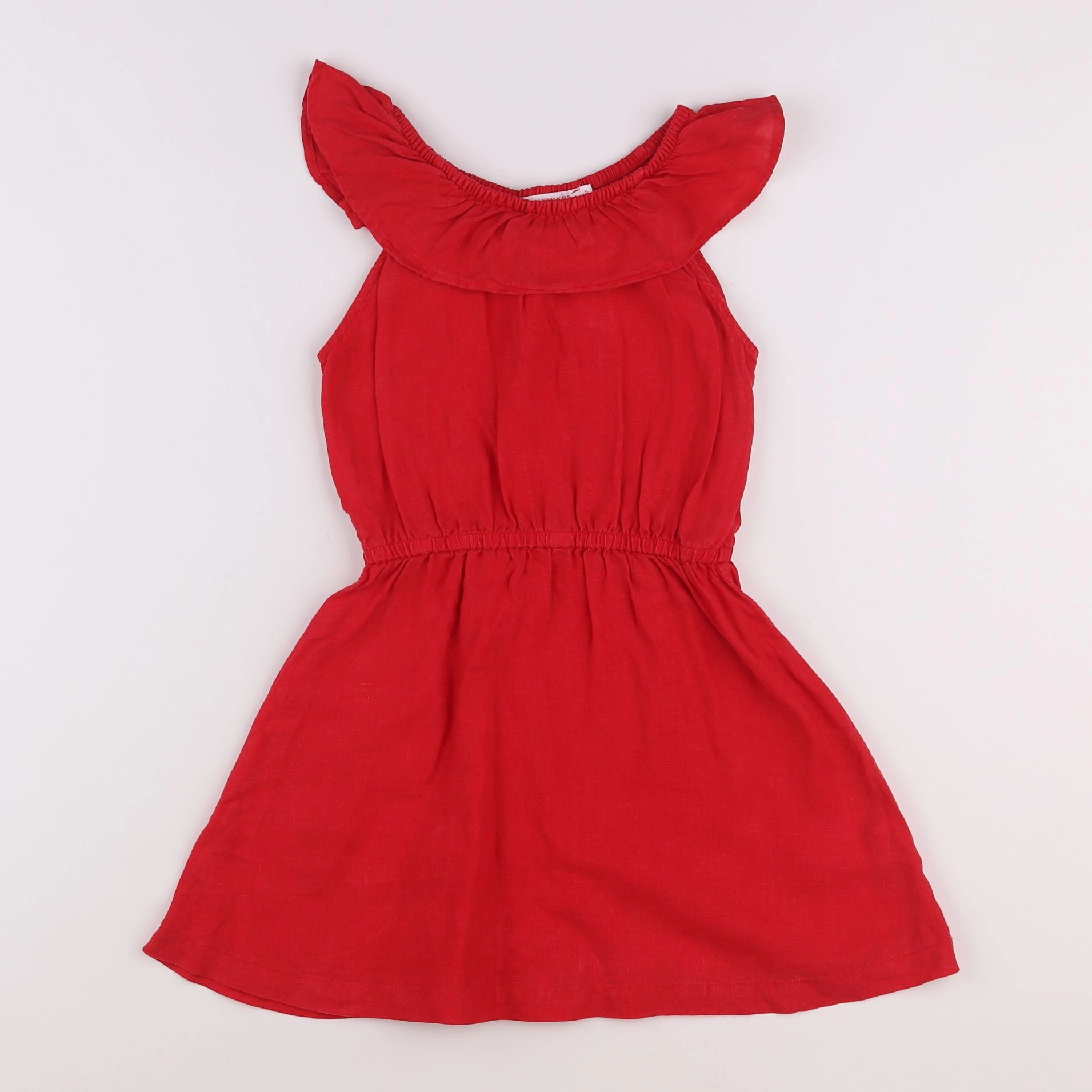 Monoprix - robe rouge - 5 ans