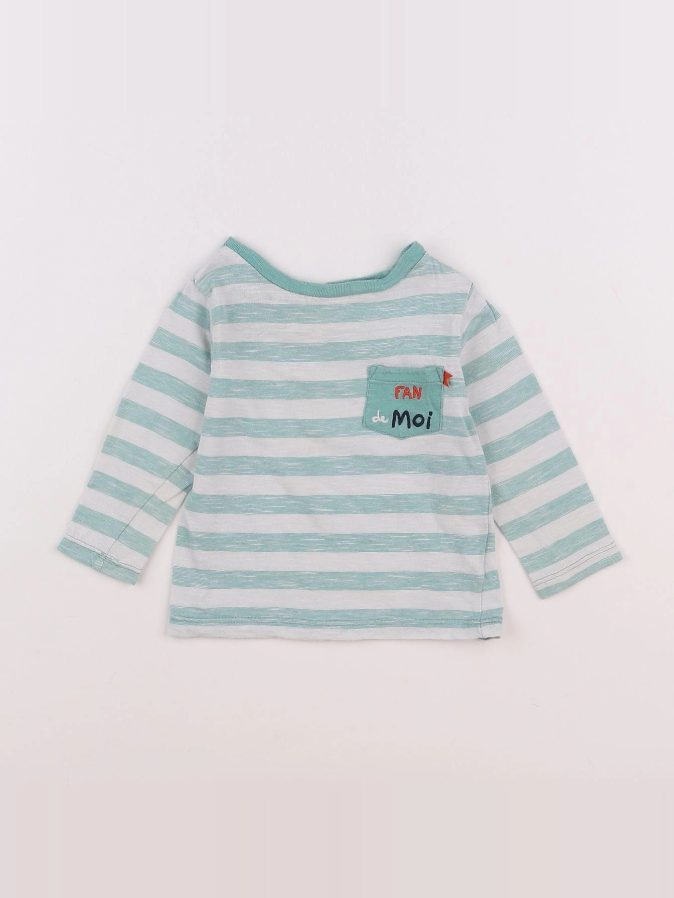 Cadet Rousselle - tee-shirt beige, vert - 6 mois