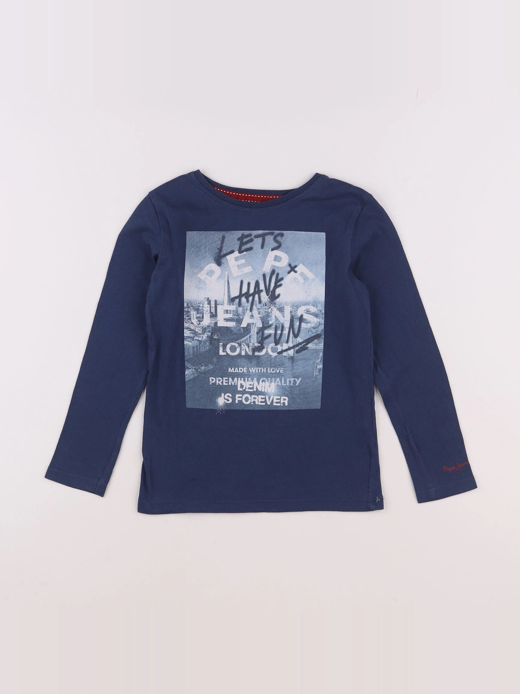 Pepe Jeans - tee-shirt bleu - 4 ans