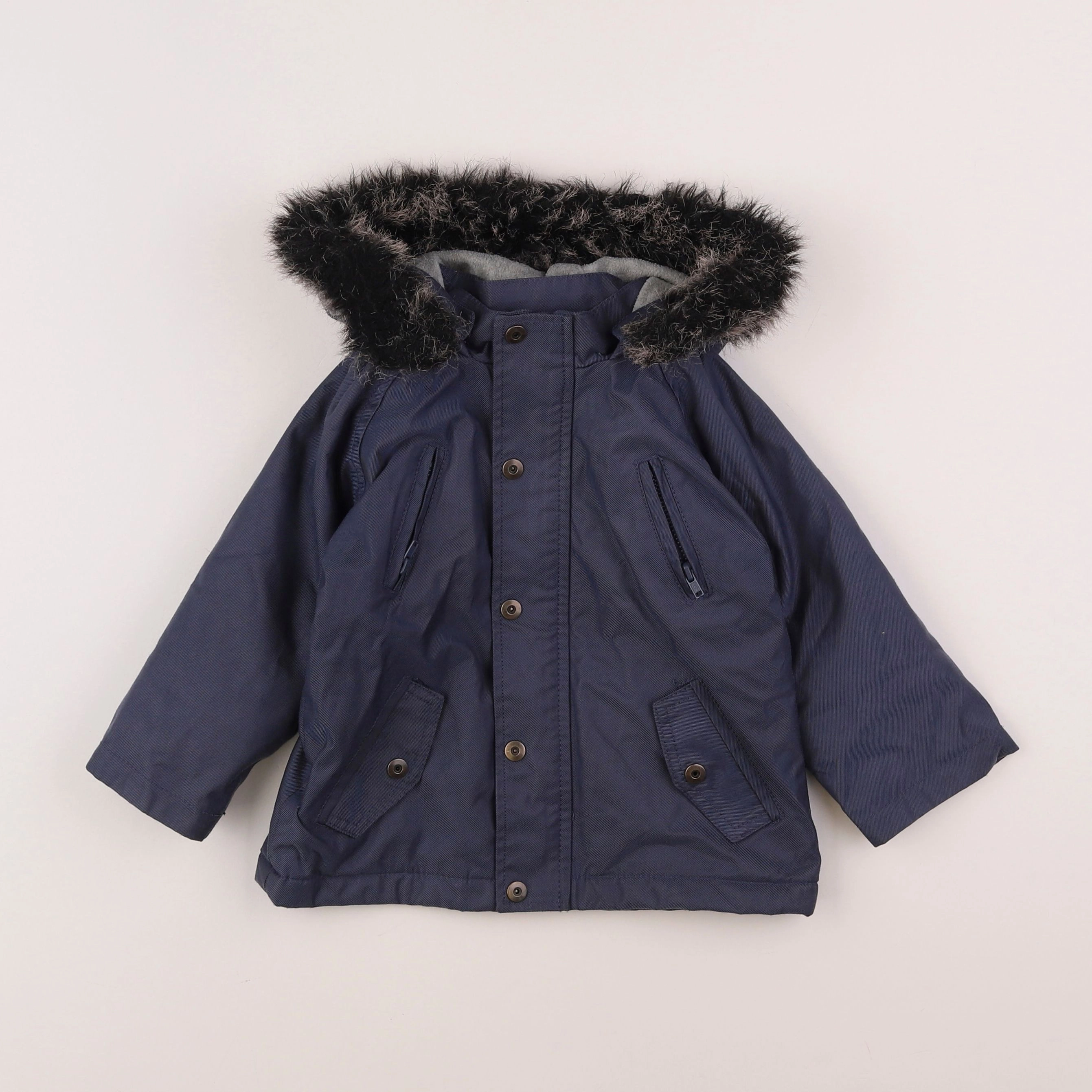 Boutchou - parka bleu - 18 mois