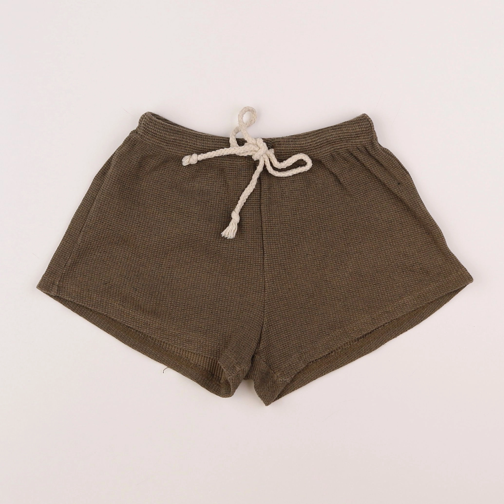 Gamin gamine - short vert - 5/6 ans