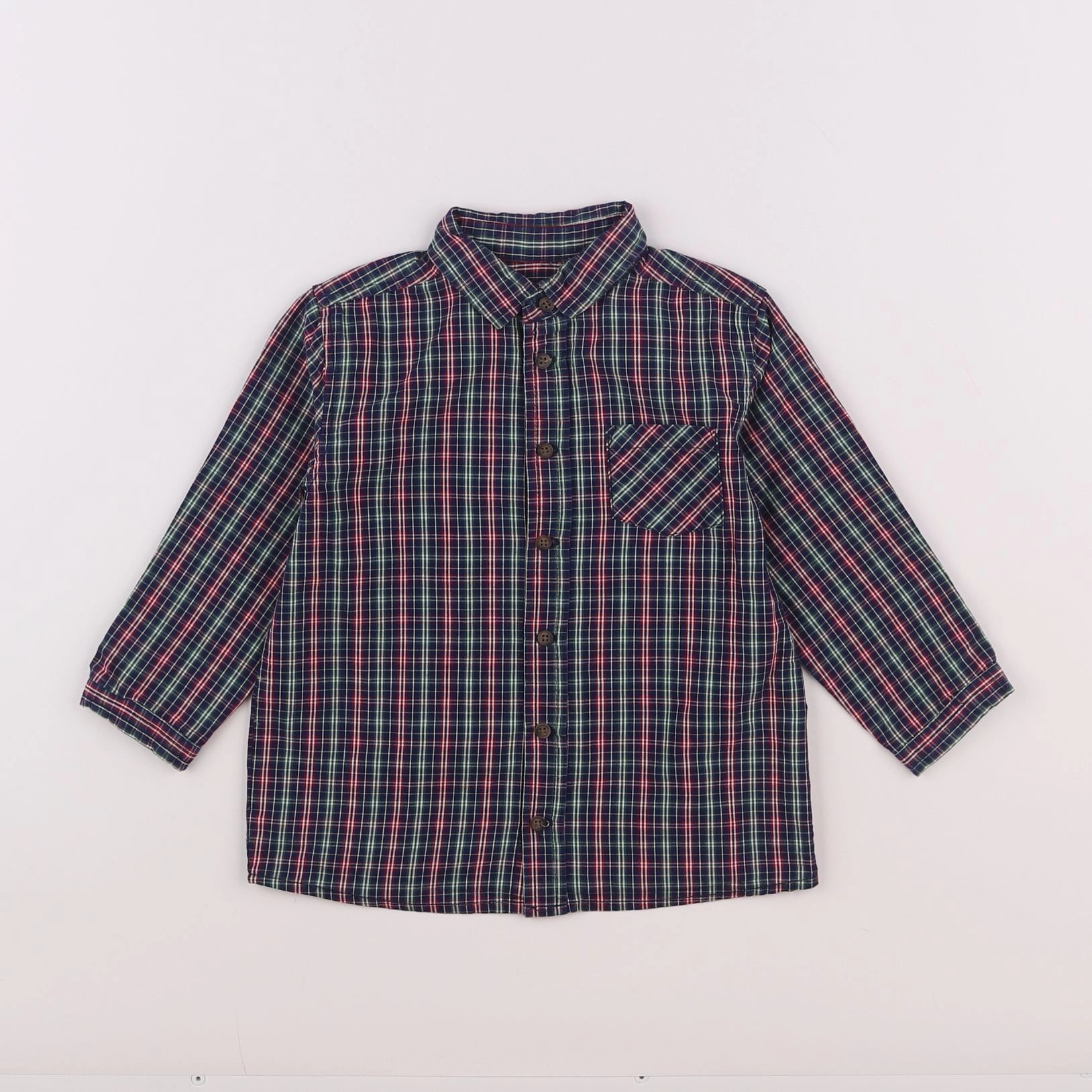 Boutchou - chemise multicolore - 3 ans