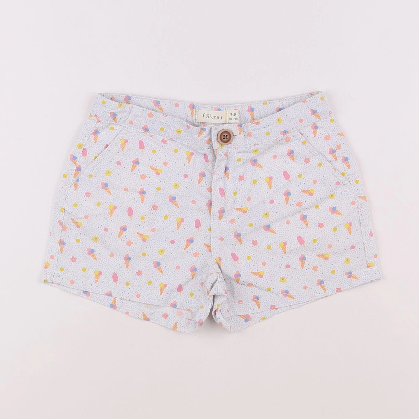 Sfera - short bleu - 7/8 ans