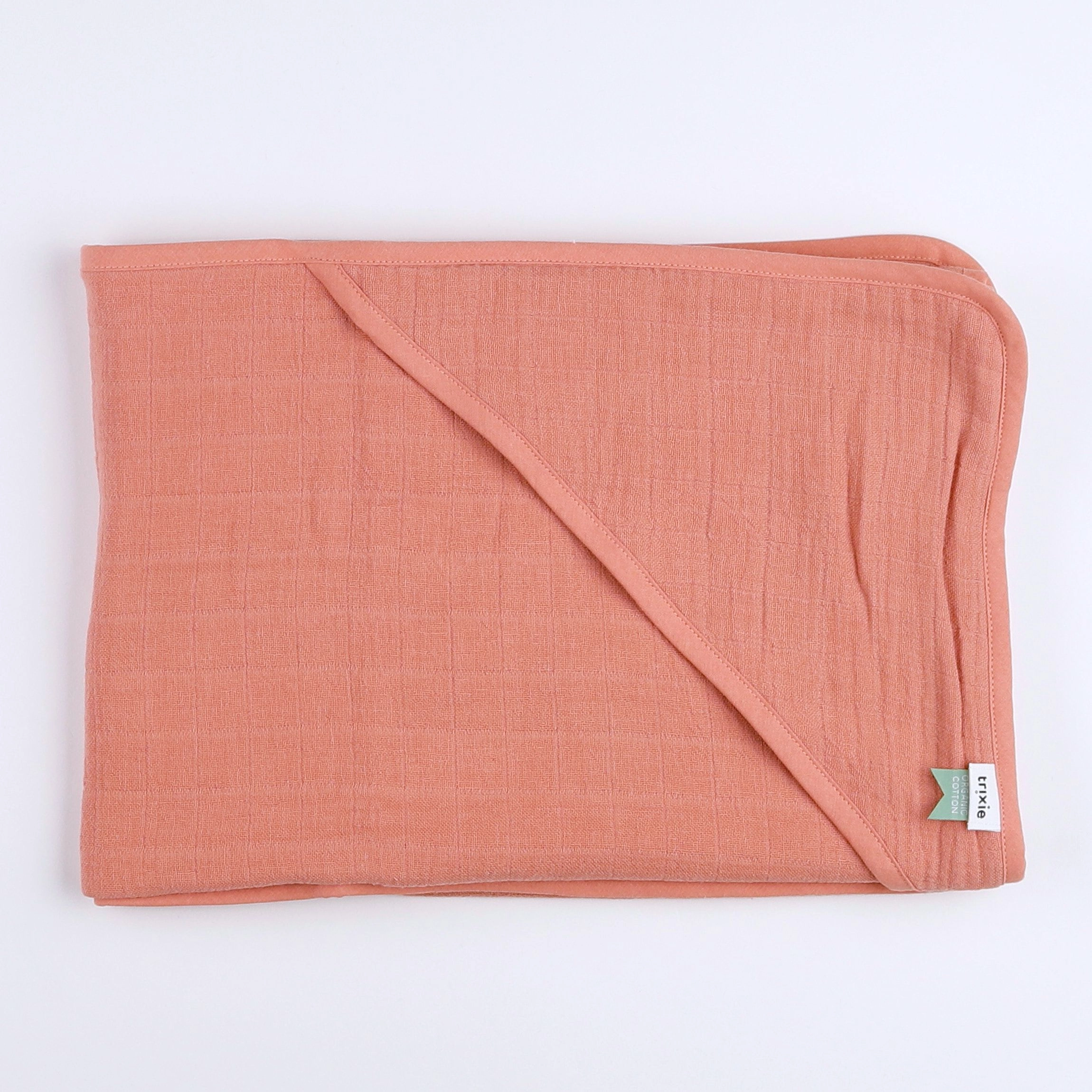 Trixie - cape de bain rose Bliss Coral - 75x75cm