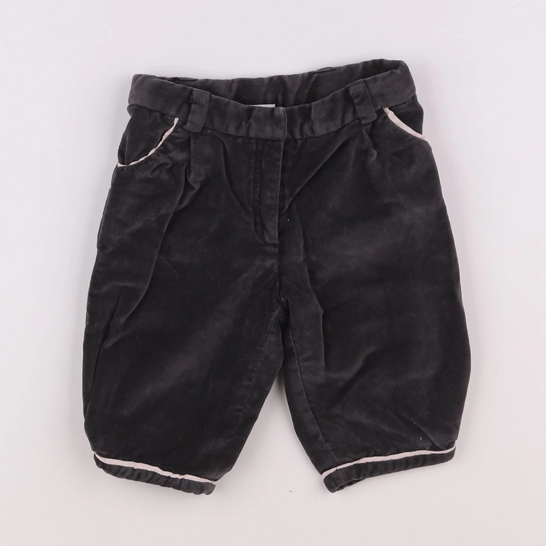 Jacadi - pantalon gris, rose - 6 mois