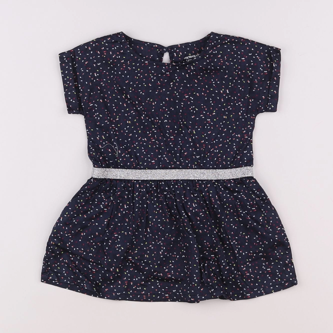 Vertbaudet - robe bleu - 2 ans