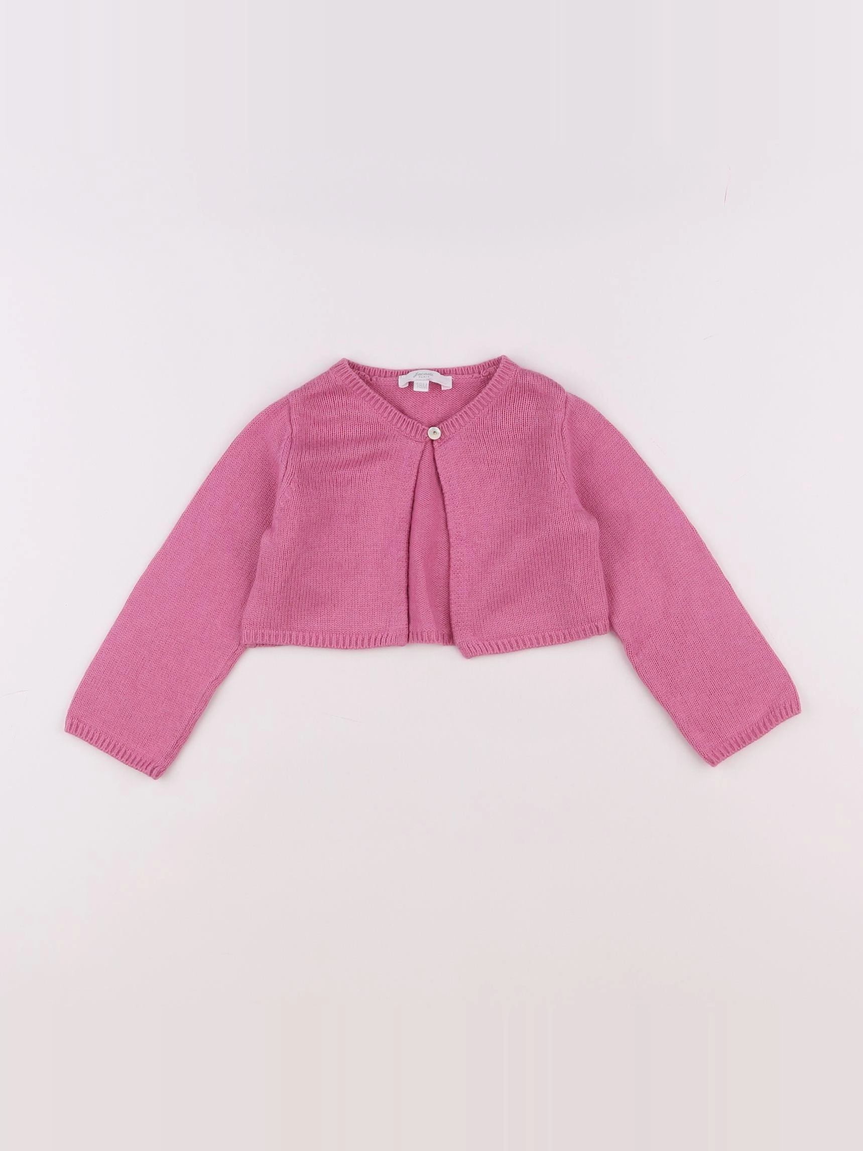 Jacadi - gilet rose - 18 mois