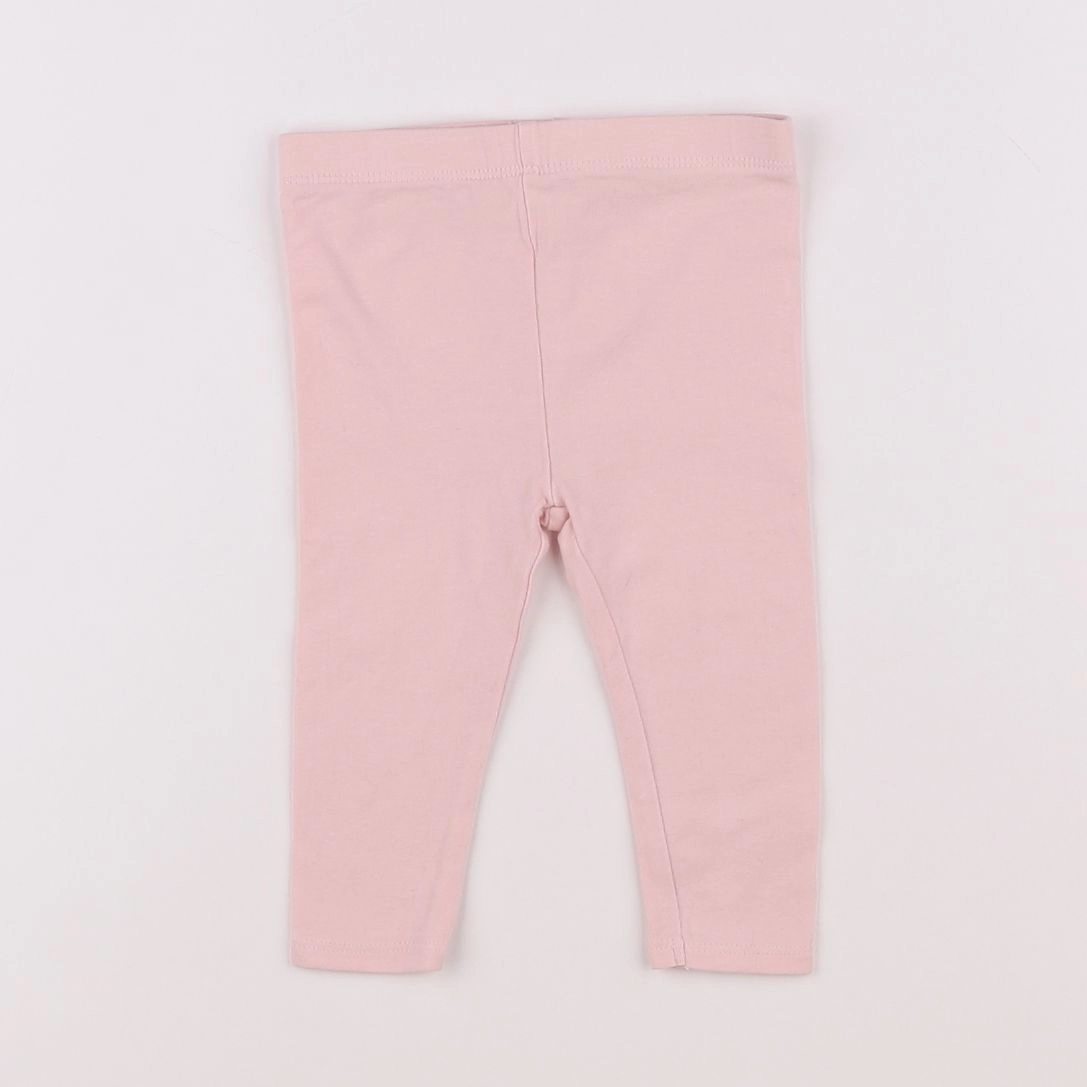 Vertbaudet - legging rose - 6 mois