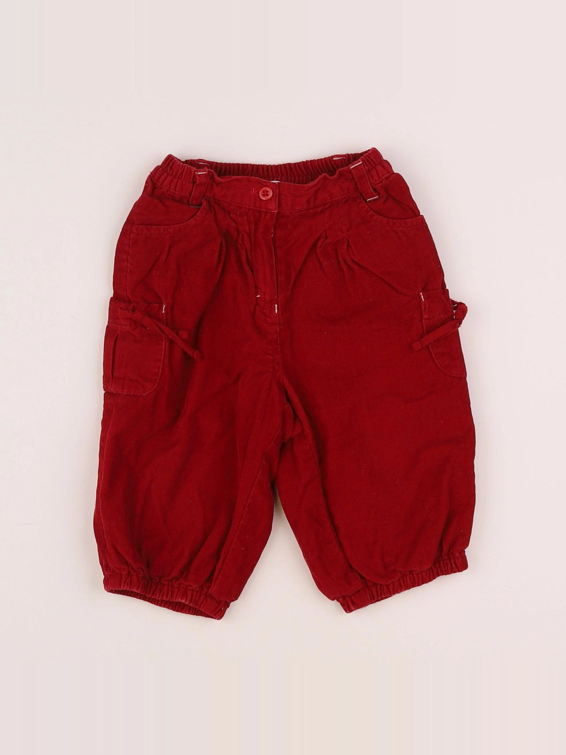 Jacadi - pantalon rouge - 12 mois
