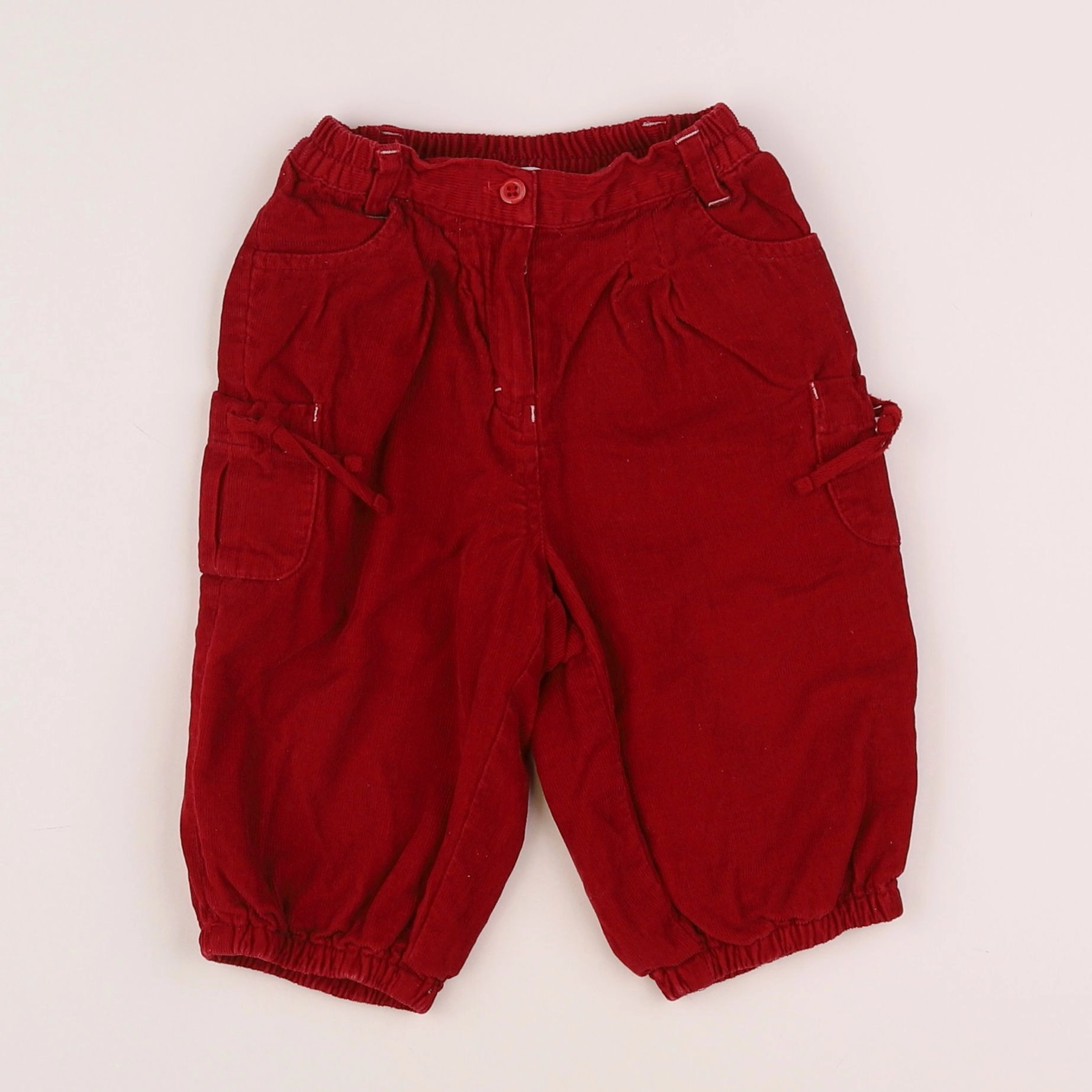 Jacadi - pantalon rouge - 12 mois