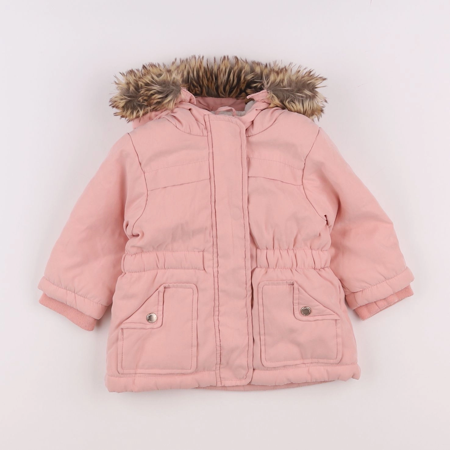 Vertbaudet - manteau rose - 9 mois