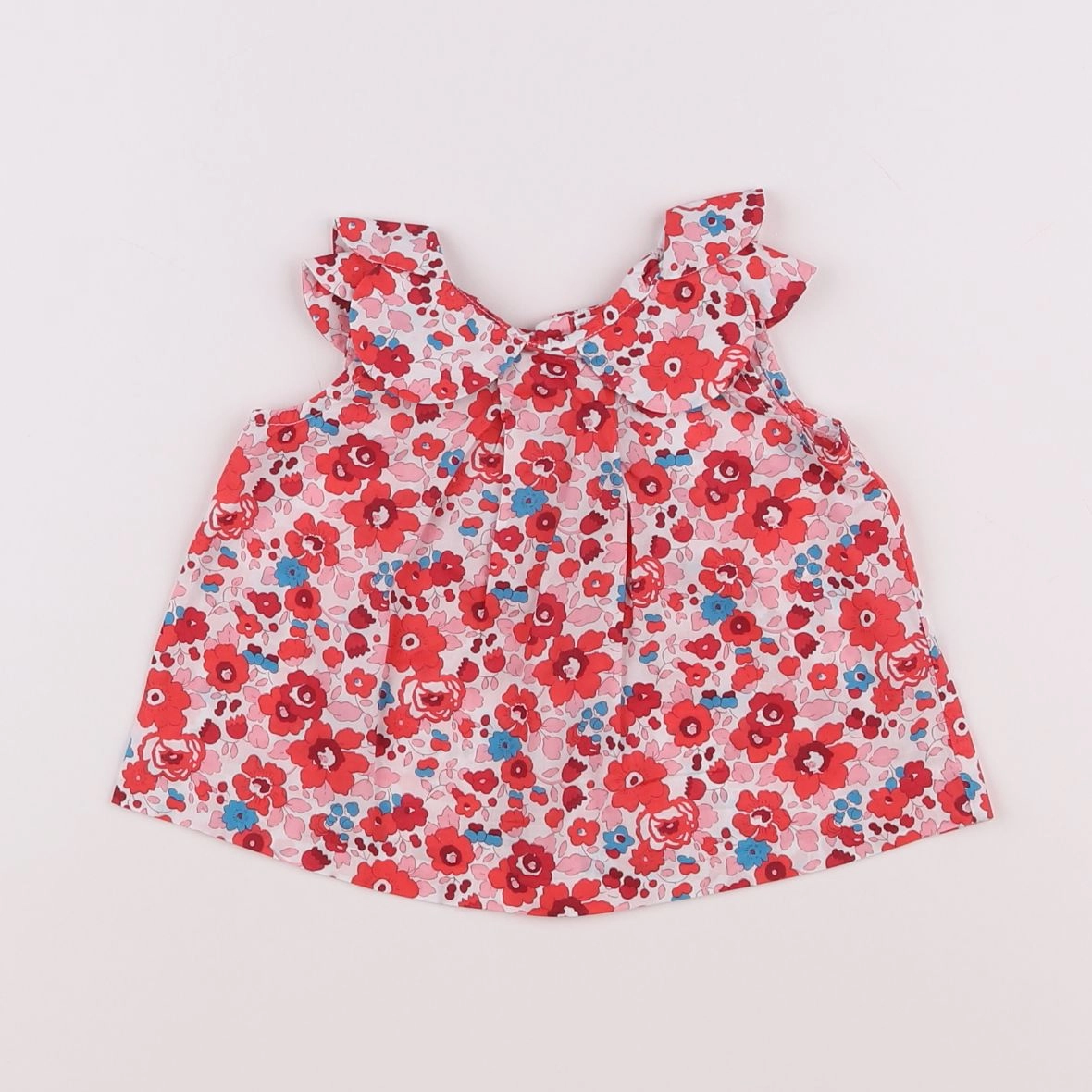 Jacadi - blouse liberty multicolore - 6 mois