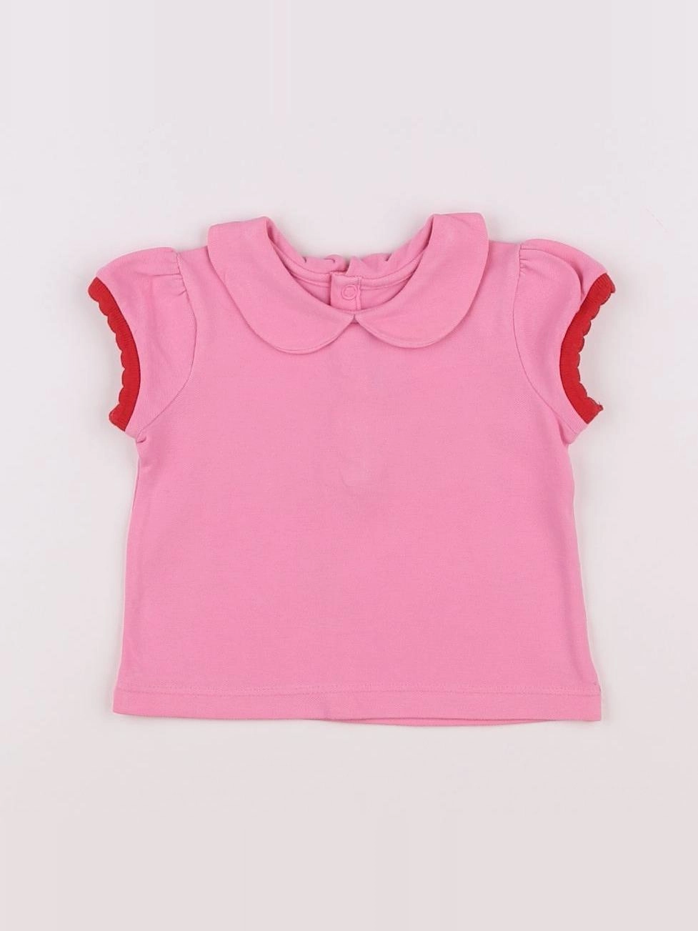 Jacadi - polo rose - 6 mois